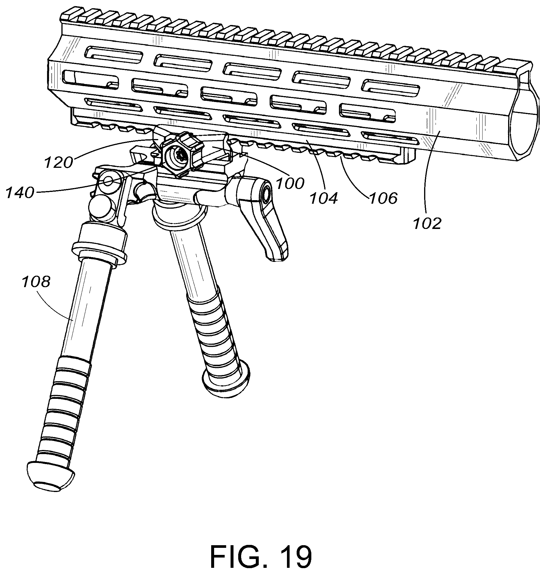 Patent US12492880 Figure 11 – Accessory mount