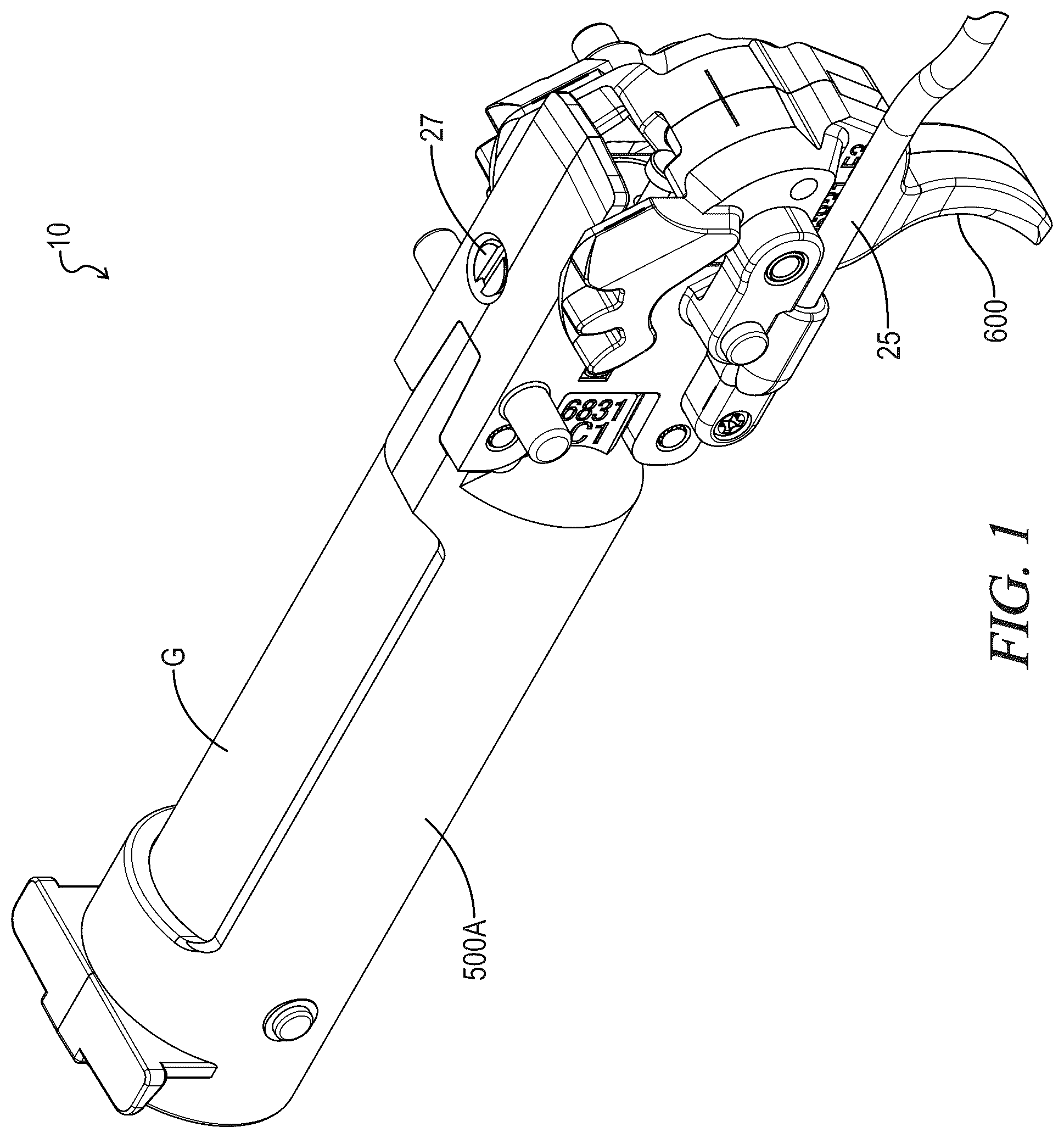 Patent US12492881 Figure 1 – Gas cylinder piercing mechanism for an airgun