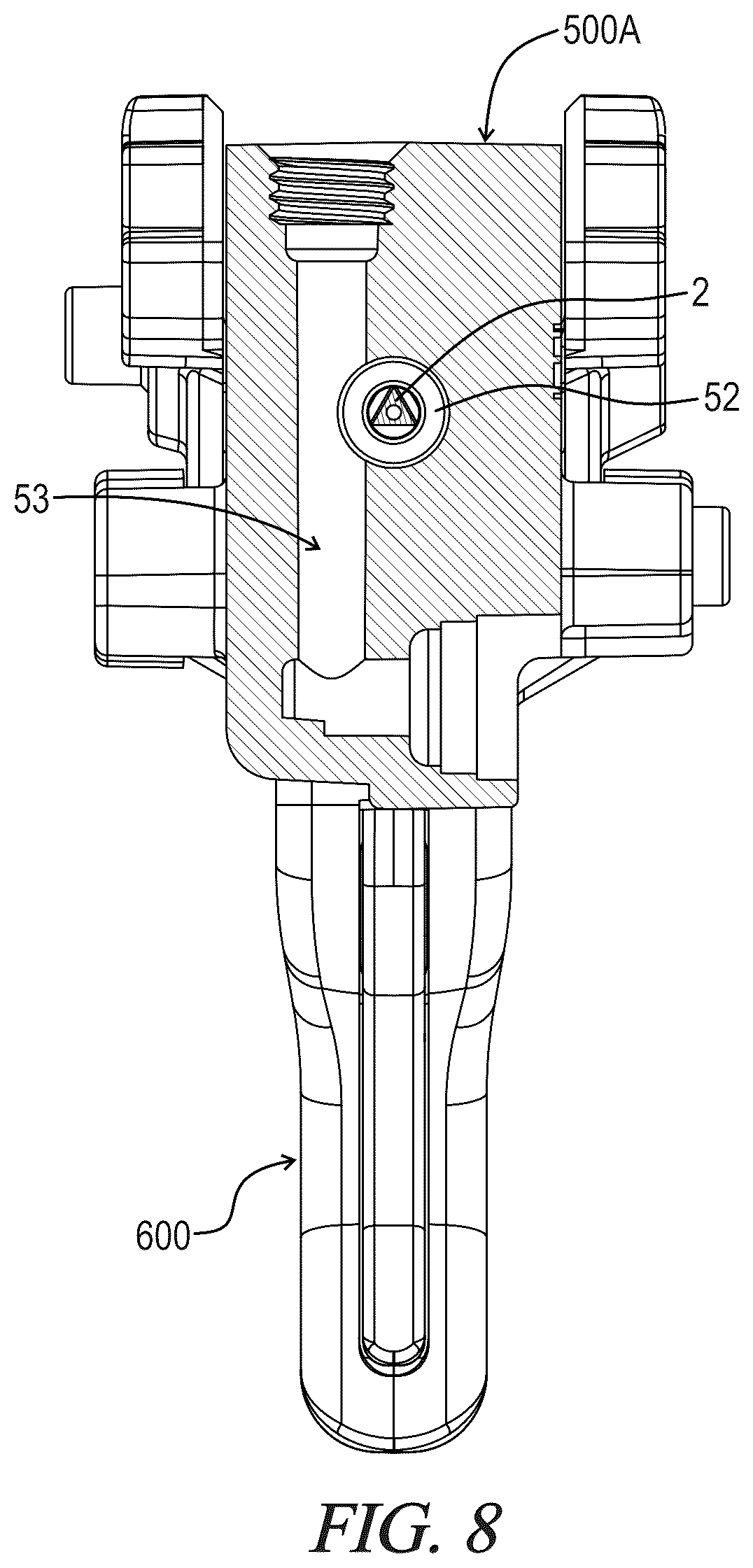 Patent US12492881 Figure 7 – Gas cylinder piercing mechanism for an airgun