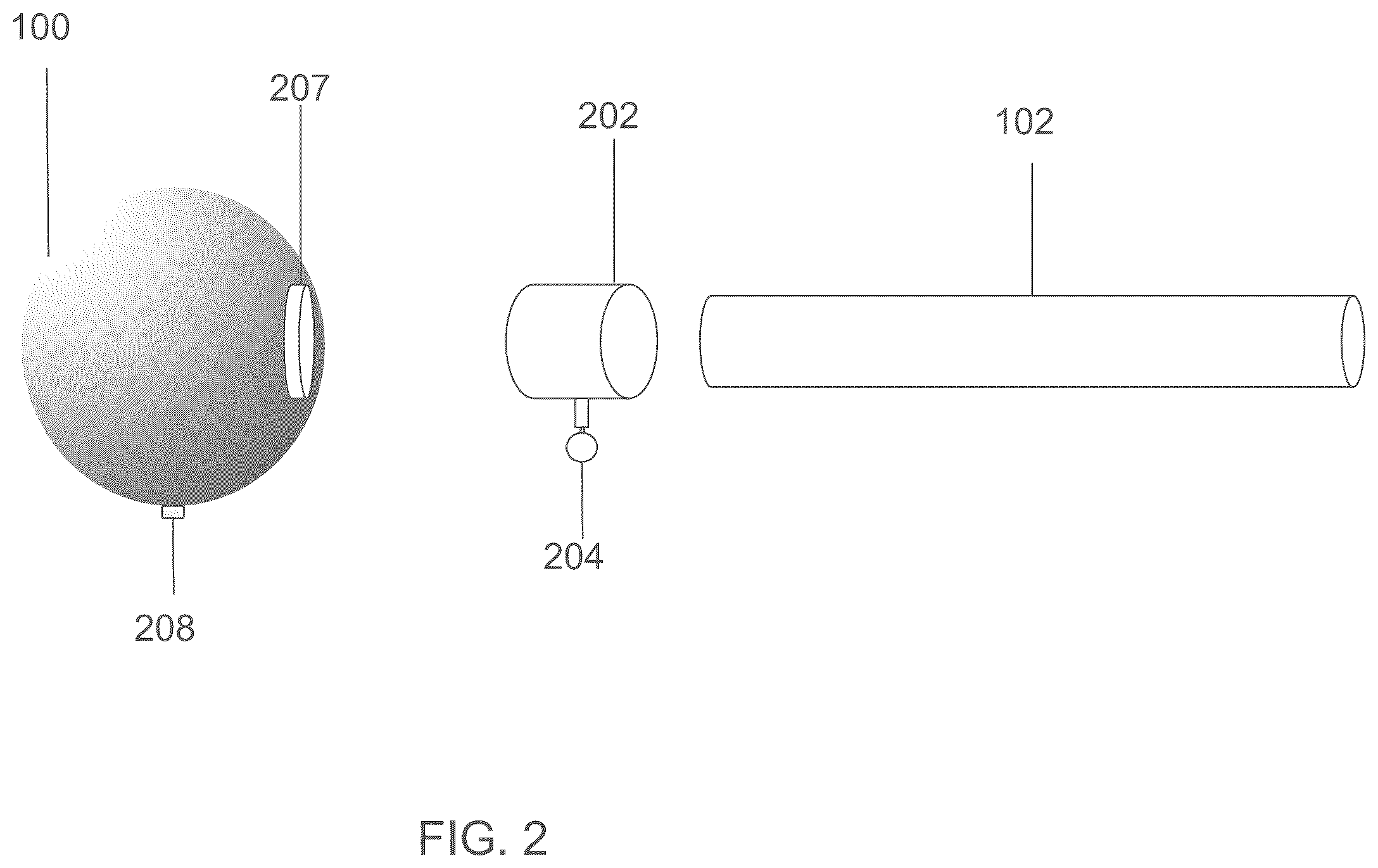 Patent US12492882 Figure 2 – Butt stock for firearm stabilization