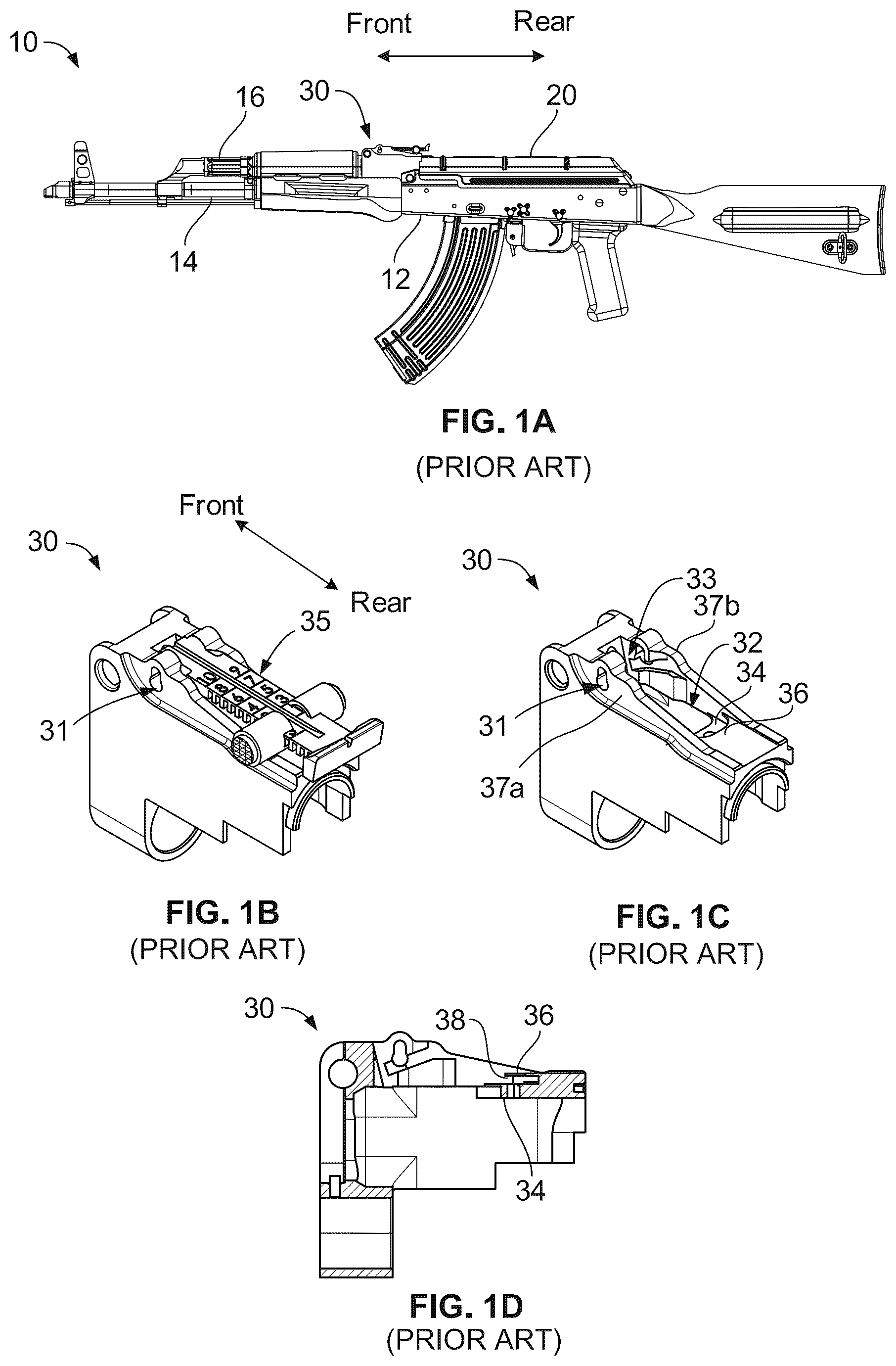 Patent US12492884 Figure 1 – Accessory mount system