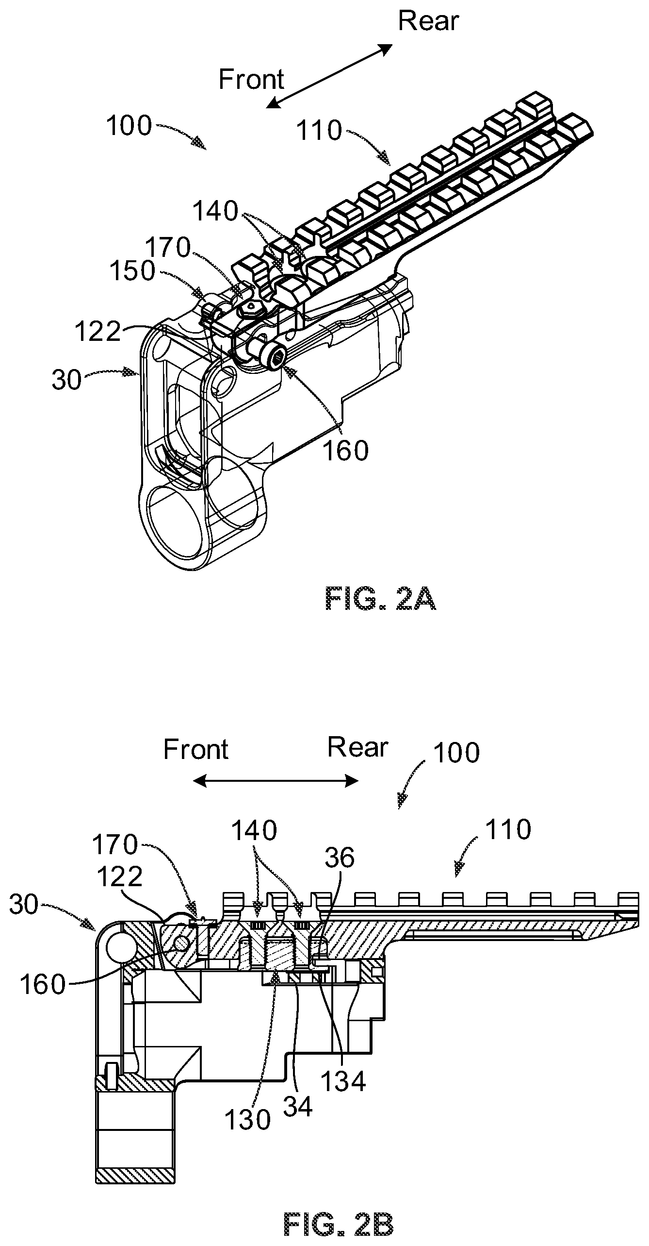 Patent US12492884 Figure 2 – Accessory mount system