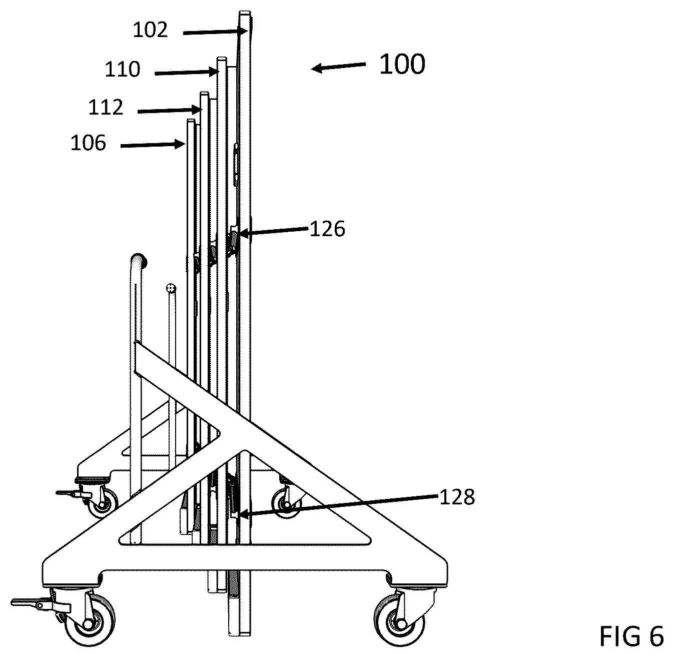 Patent US12492885 Figure 6 – Systems and methods for providing a mobile expandable ballistic barrier apparatus