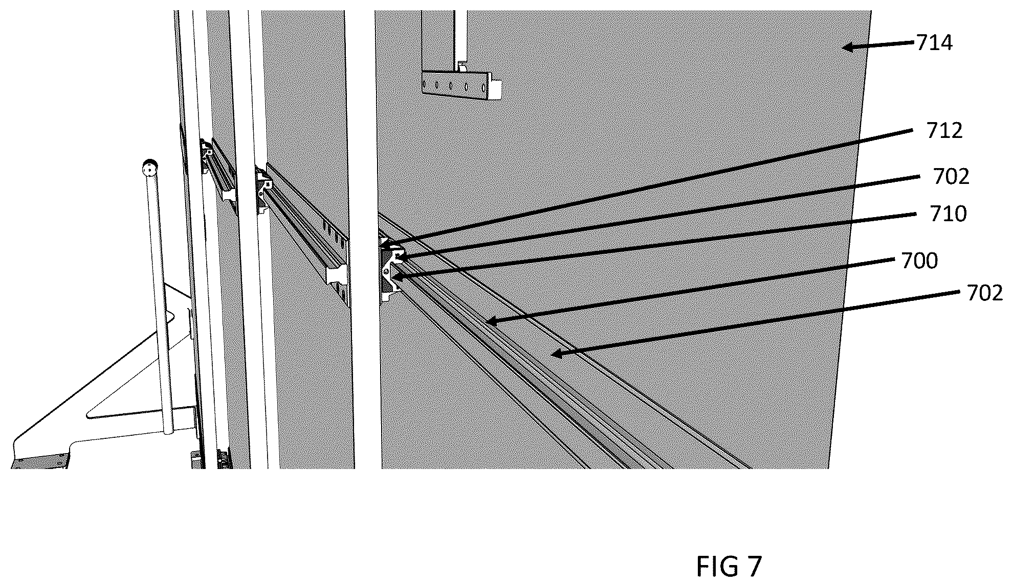 Patent US12492885 Figure 7 – Systems and methods for providing a mobile expandable ballistic barrier apparatus