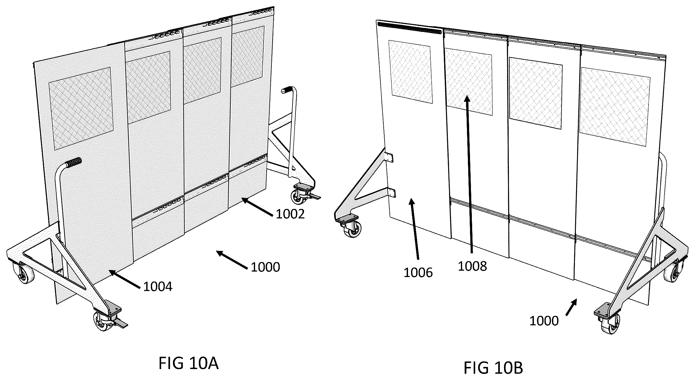 Patent US12492885 Figure 10 – Systems and methods for providing a mobile expandable ballistic barrier apparatus