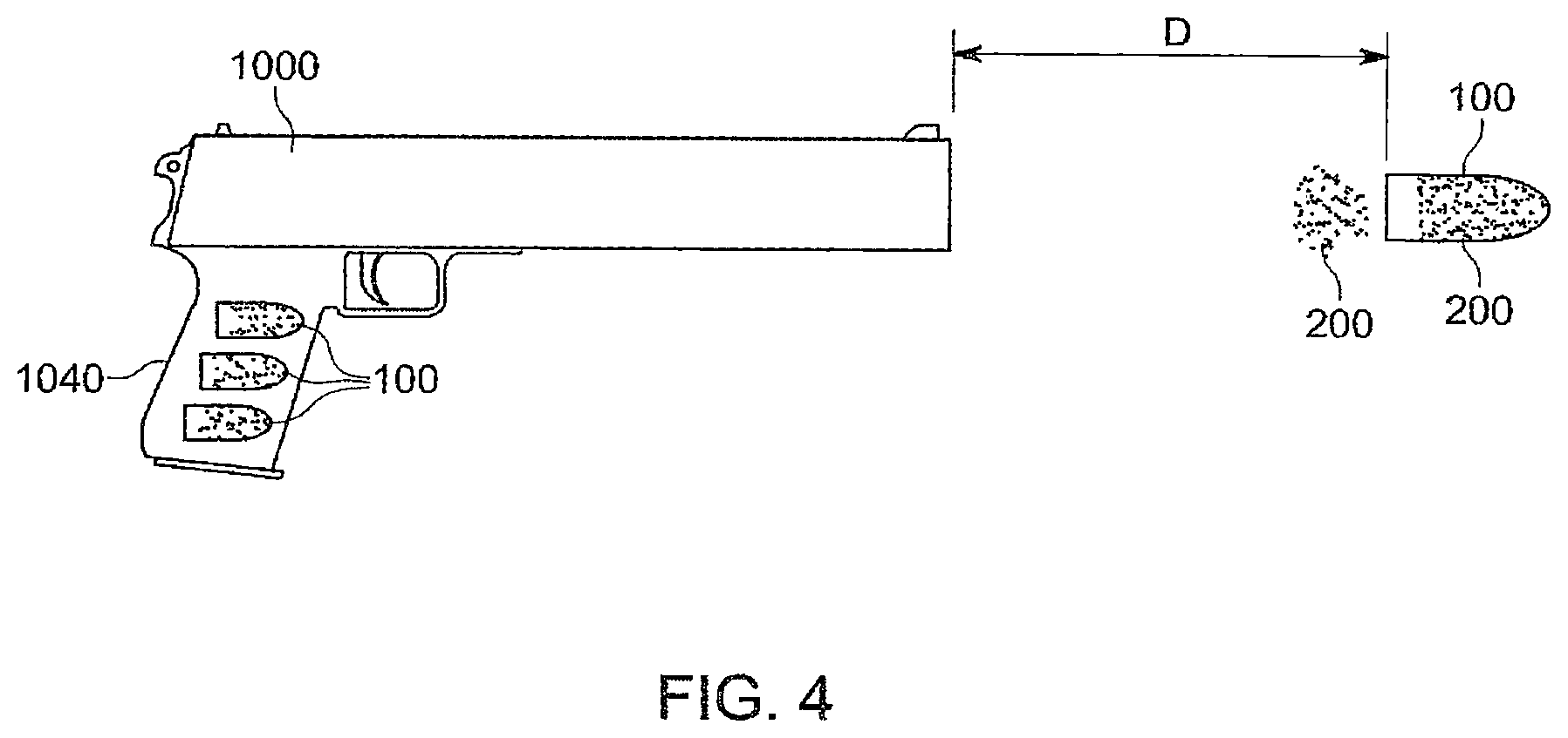 Patent US12492886 Figure 5 – Non-lethal projectile construction and launcher
