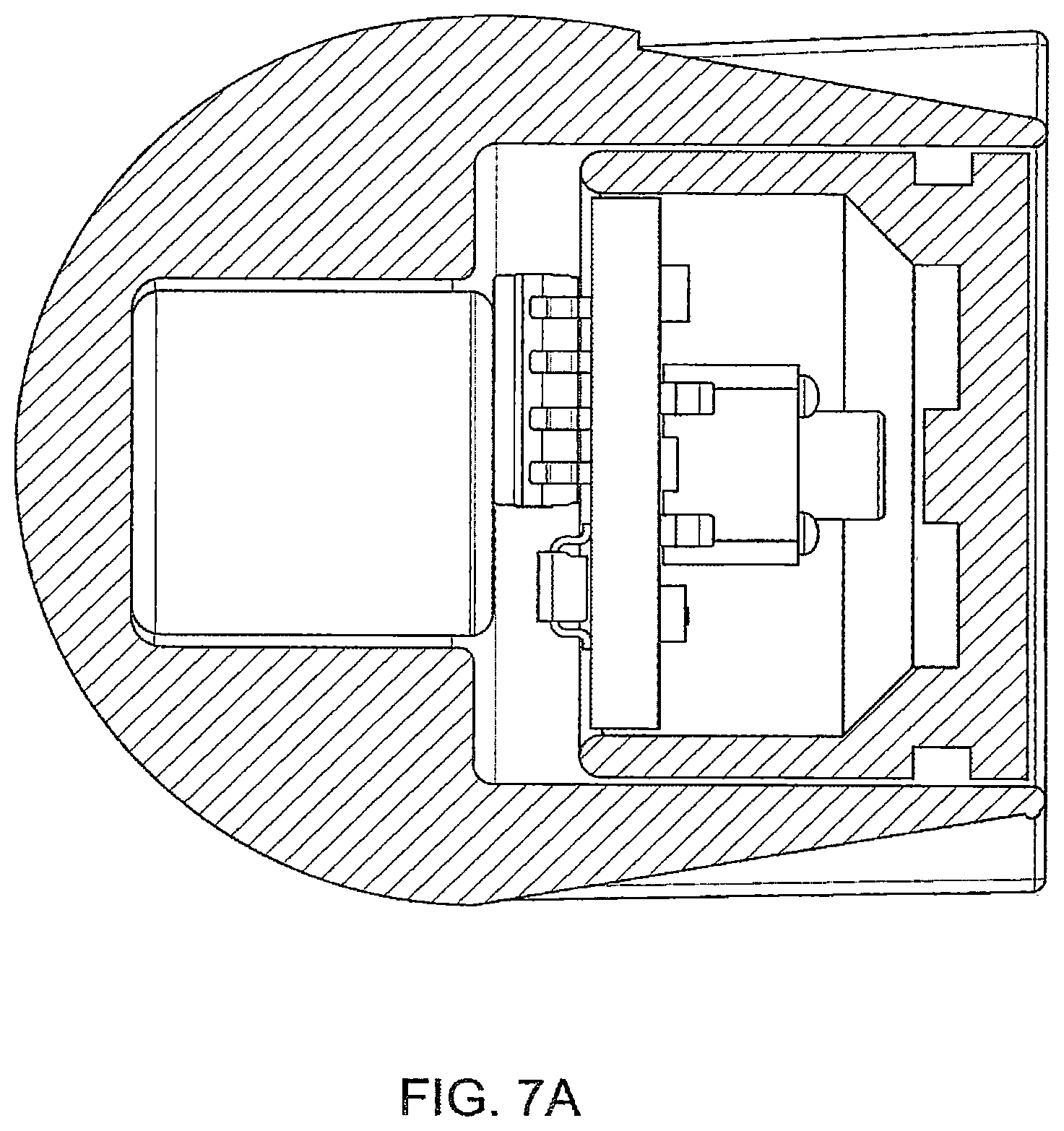 Patent US12492886 Figure 9 – Non-lethal projectile construction and launcher