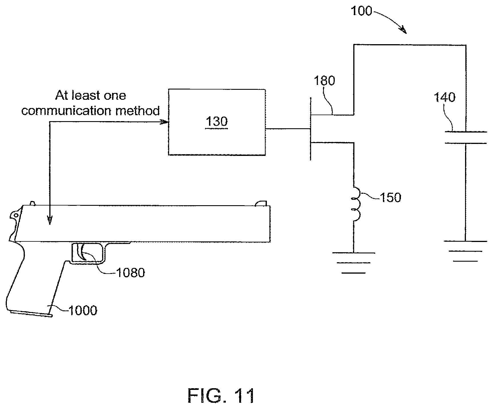 Patent US12492886 Figure 14 – Non-lethal projectile construction and launcher
