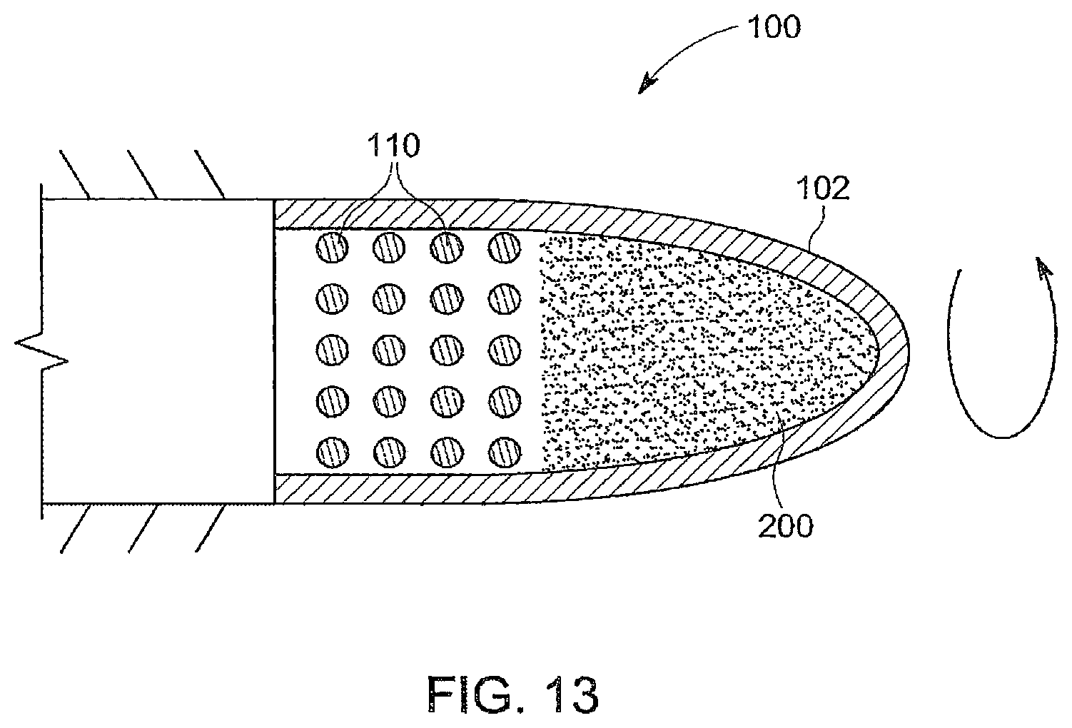 Patent US12492886 Figure 16 – Non-lethal projectile construction and launcher
