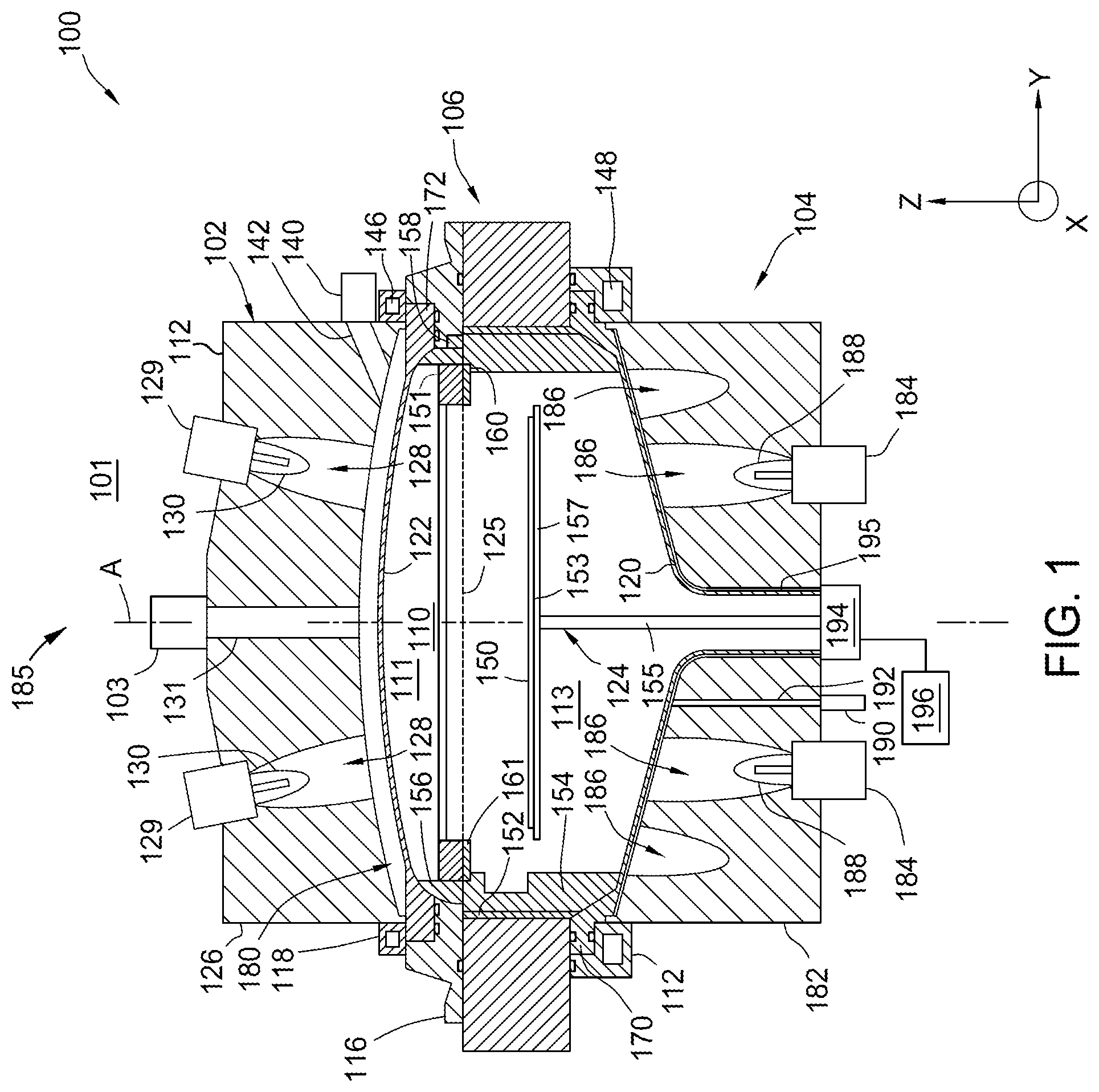 Patent US12492890 Figure 1 – In-situ reflectometry for real-time process control