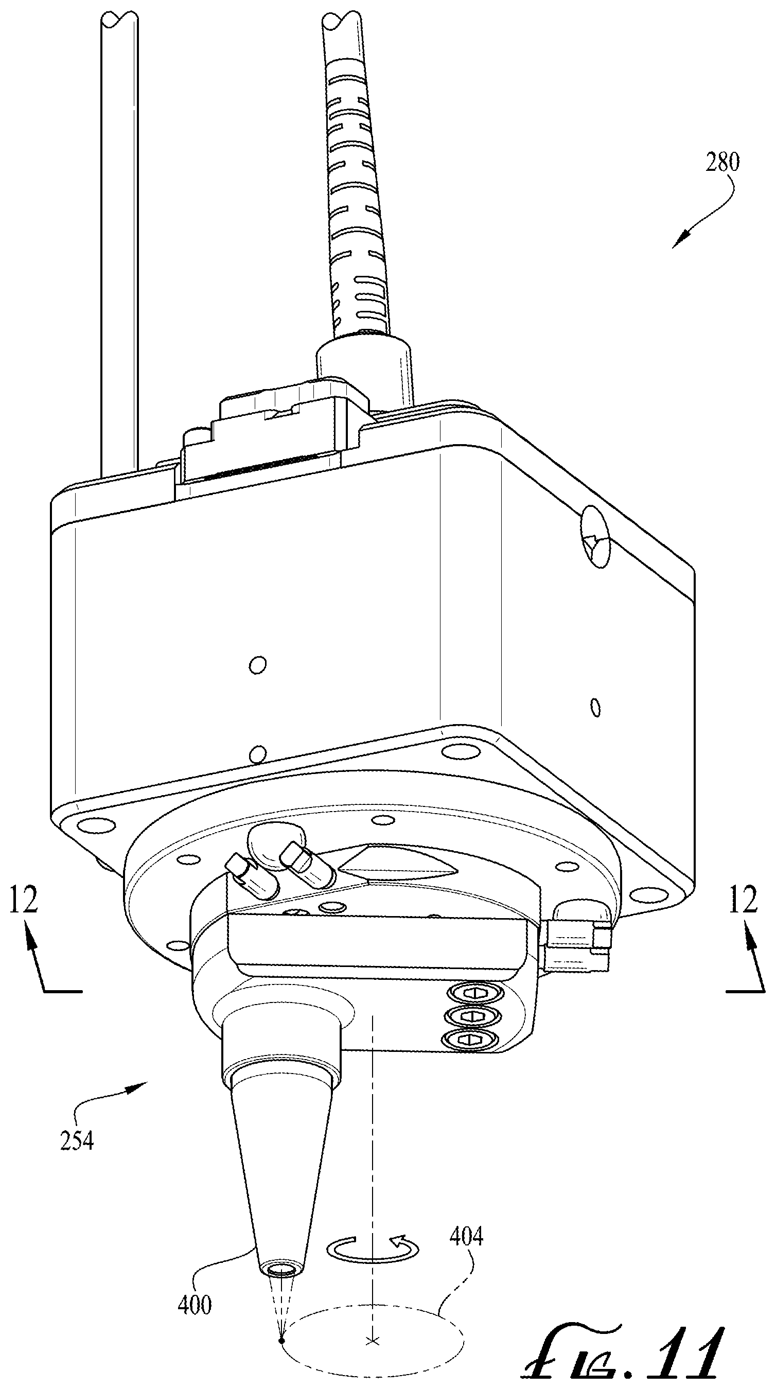 Patent US12492891 Figure 8 – Non-contact optical measurement devices and exchangeable optical probes