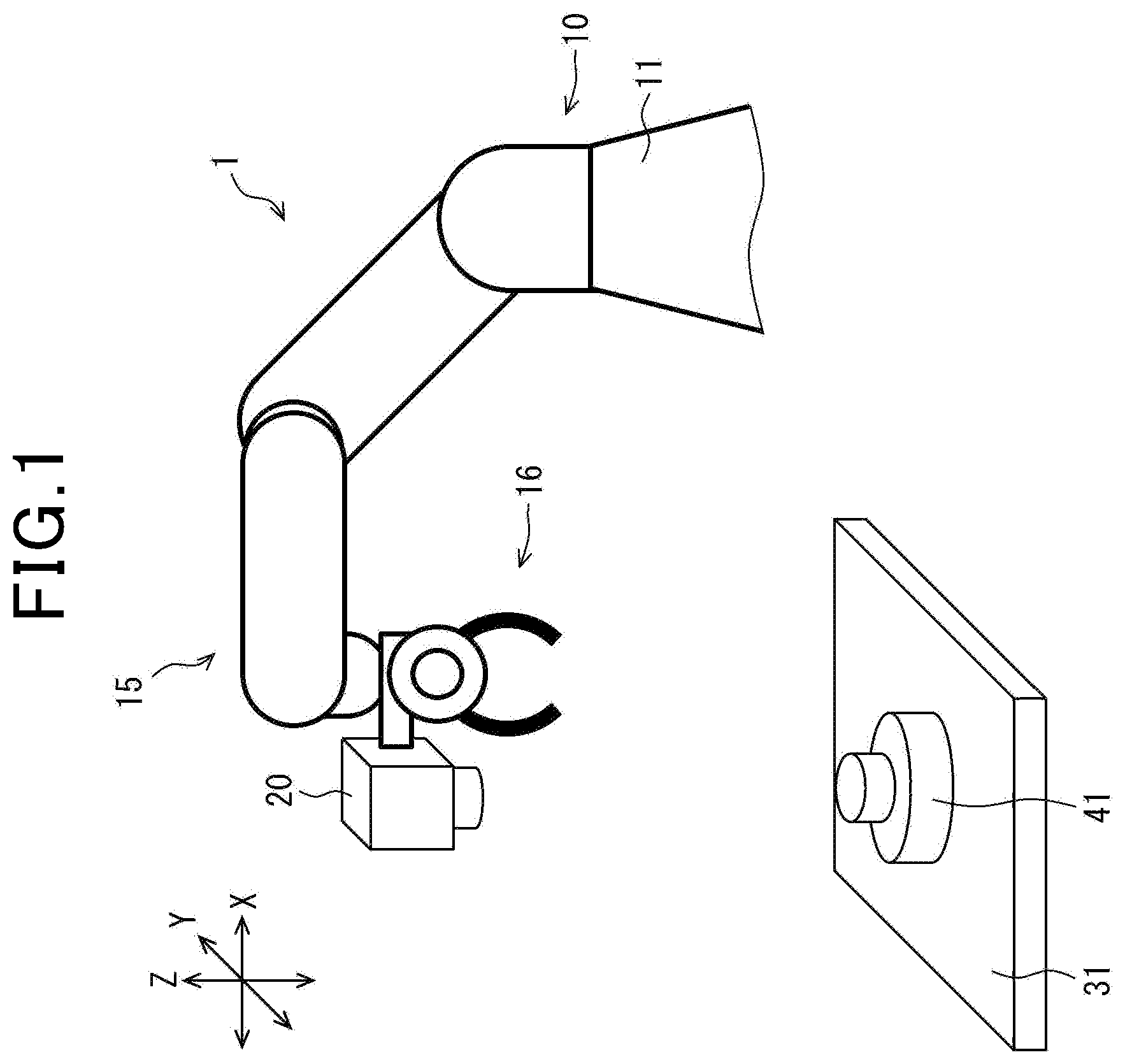 Patent US12492892 Figure 1 – Three-dimensional measurement system