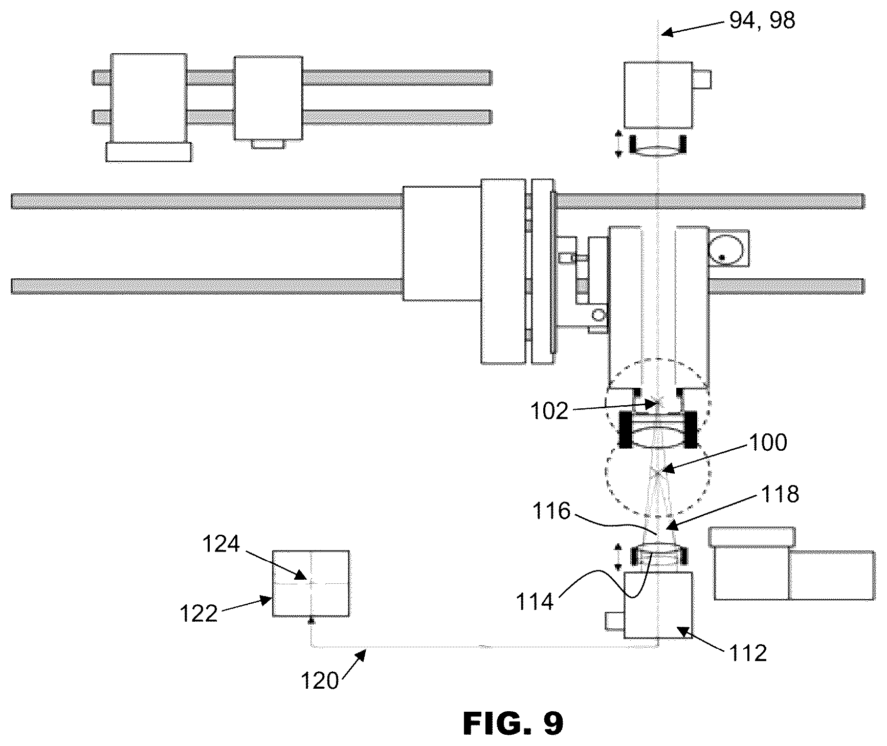 Patent US12492893 Figure 8 – Passive alignment of lens module relative to an image sensor for manufacturing a camera module