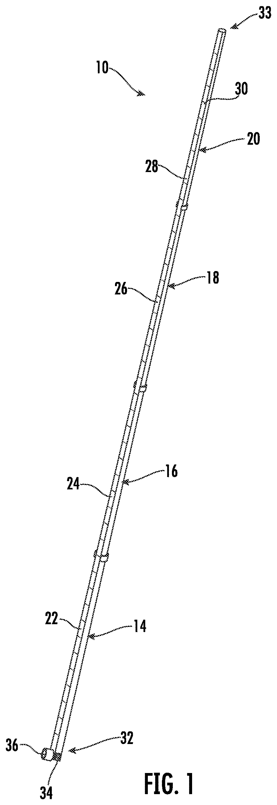 Patent US12492896 Figure 1 – Grade rod with end cap and related method of use