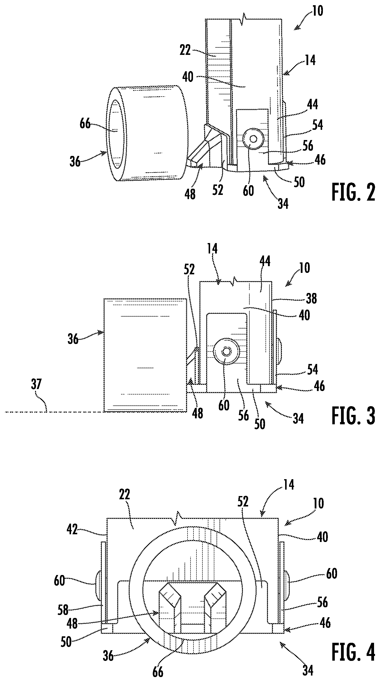 Patent US12492896 Figure 2 – Grade rod with end cap and related method of use