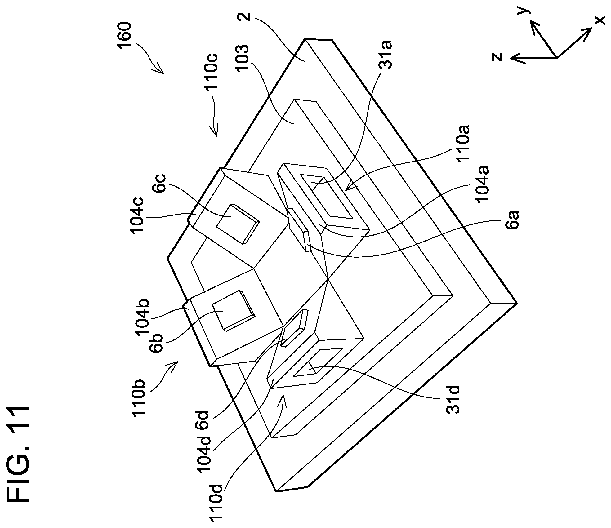 Patent US12492897 Figure 10 – Inertial force sensor