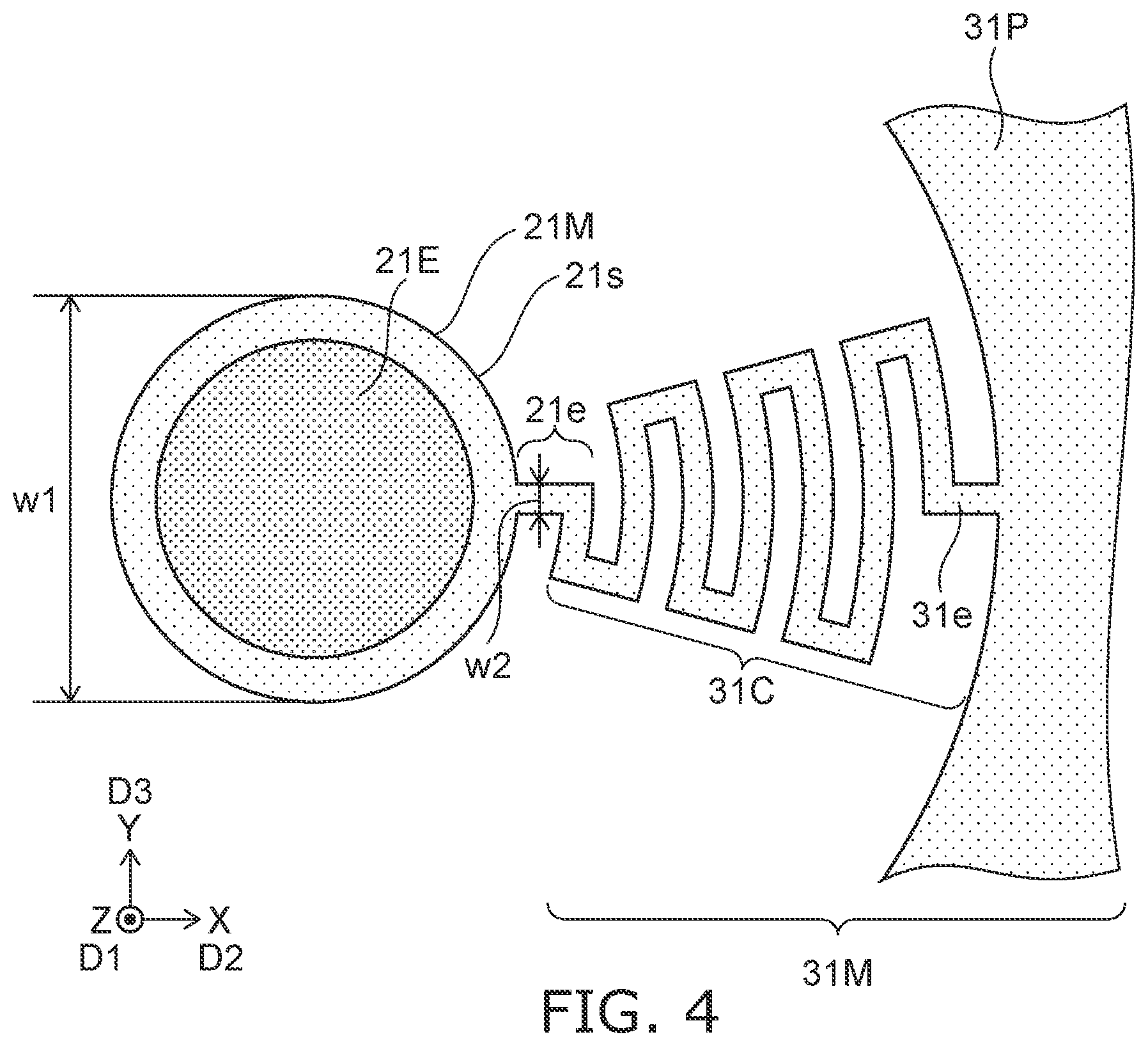 Patent US12492898 Figure 3 – Sensor and electronic device
