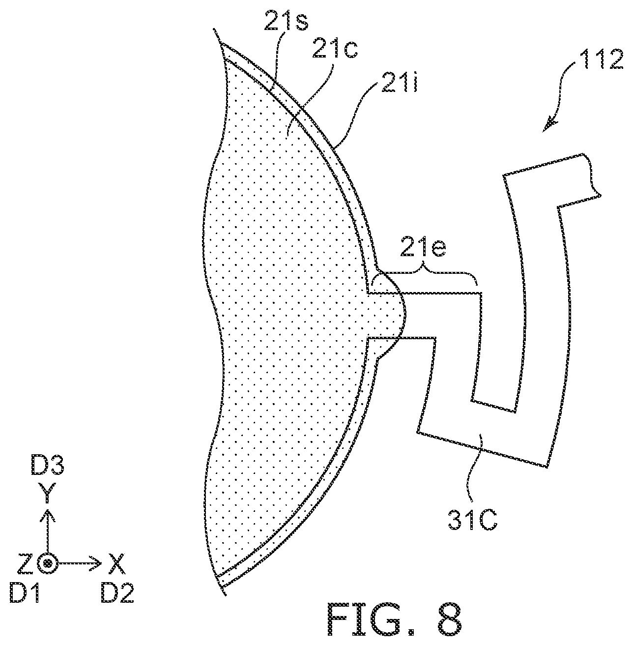Patent US12492898 Figure 6 – Sensor and electronic device