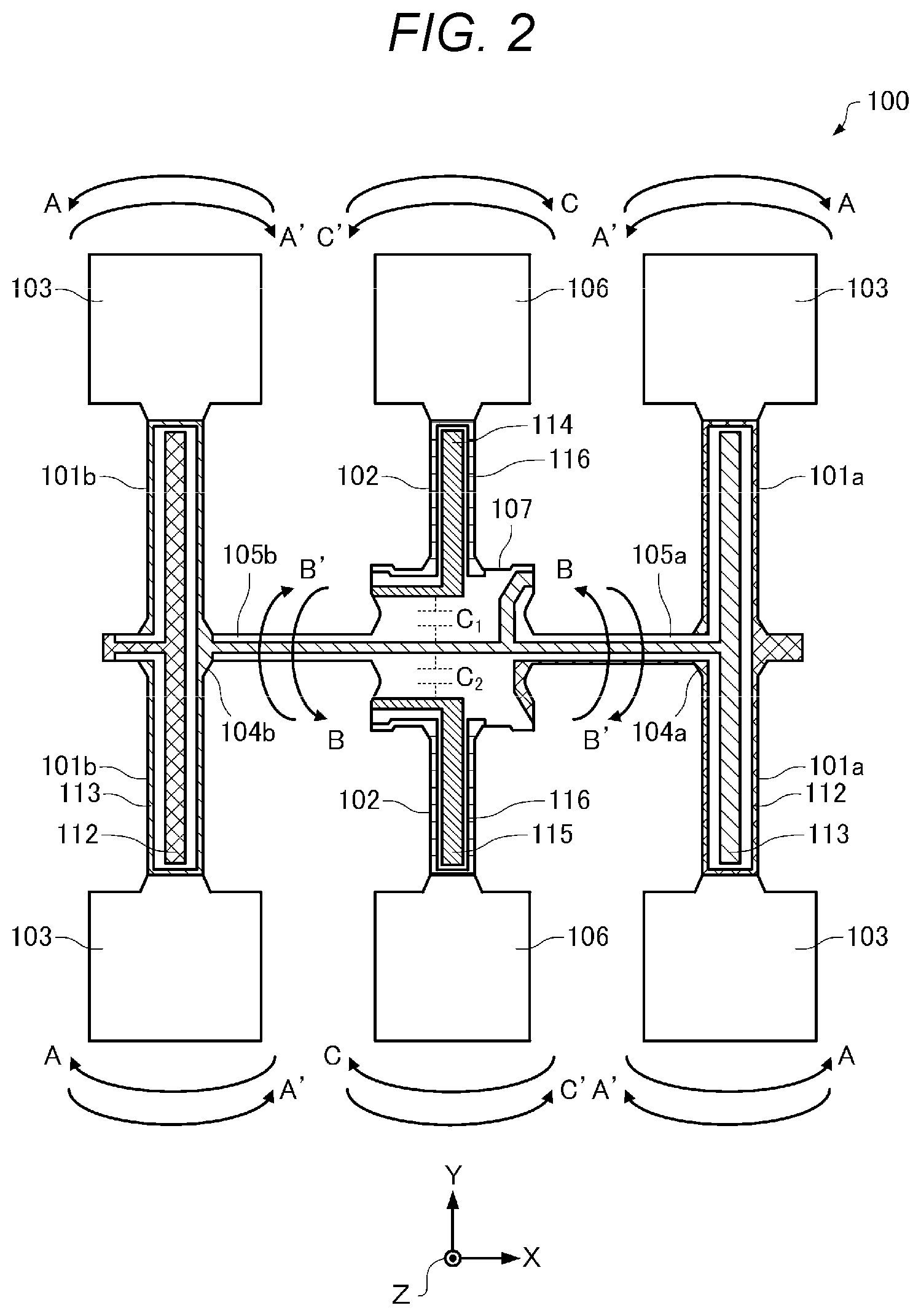 Patent US12492899 Figure 2 – Physical quantity detection circuit and physical quantity detection device