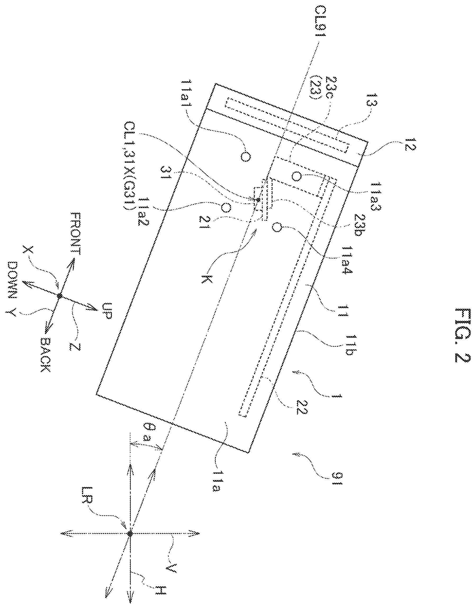 Patent US12492903 Figure 2 – Navigation device and method of manufacturing navigation device