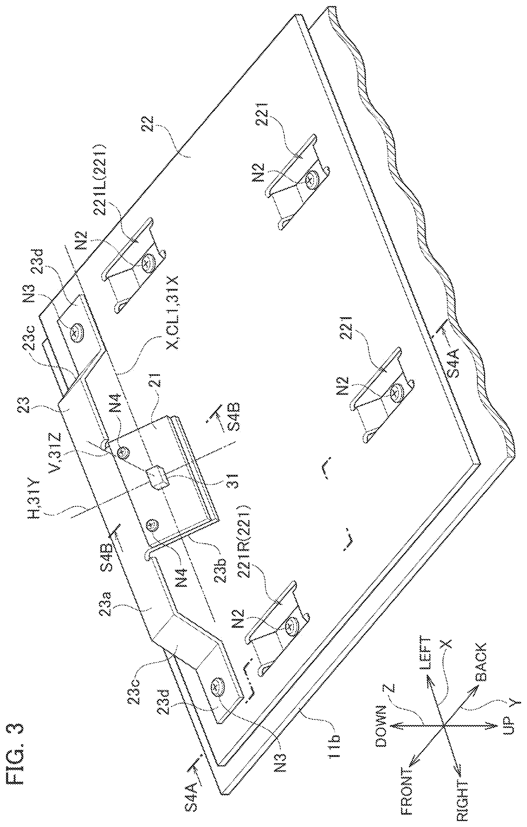 Patent US12492903 Figure 3 – Navigation device and method of manufacturing navigation device