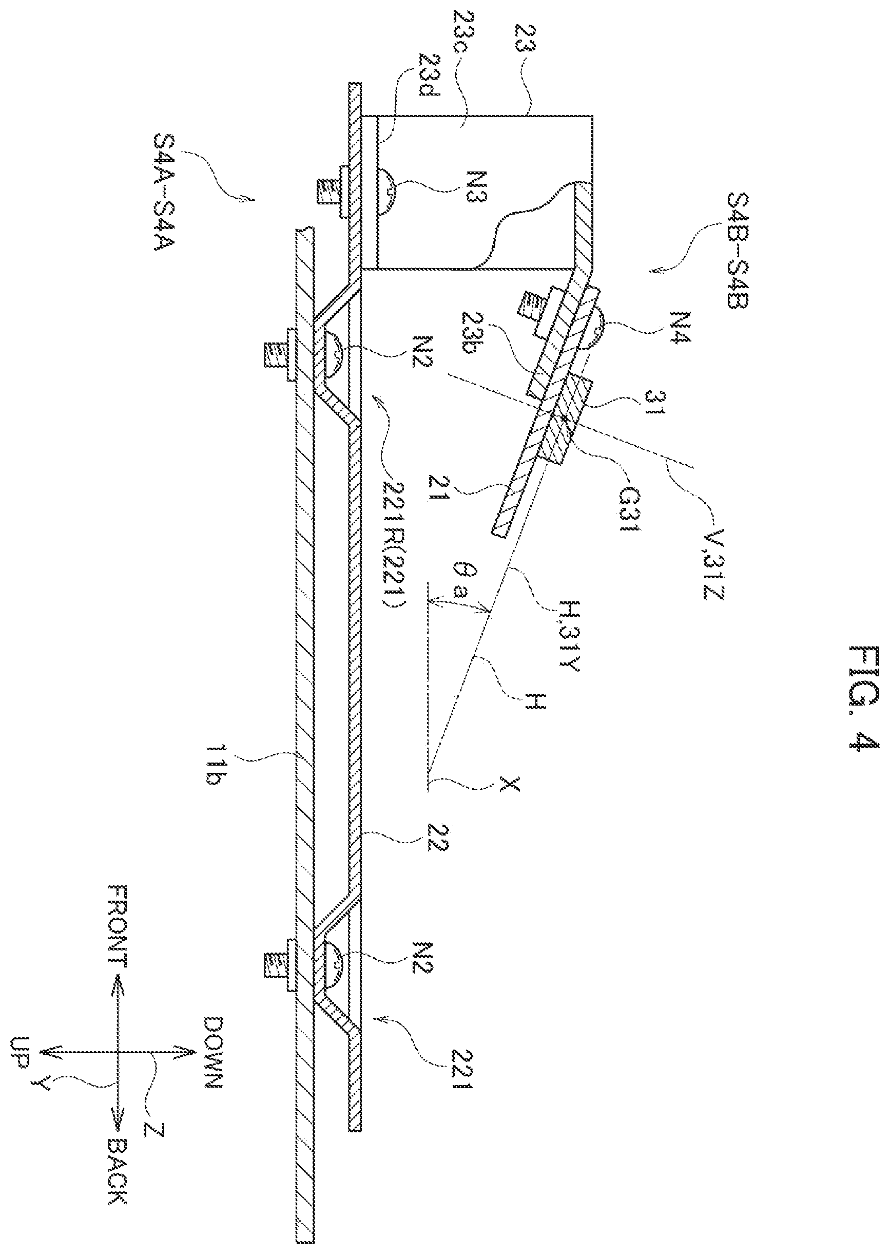Patent US12492903 Figure 4 – Navigation device and method of manufacturing navigation device
