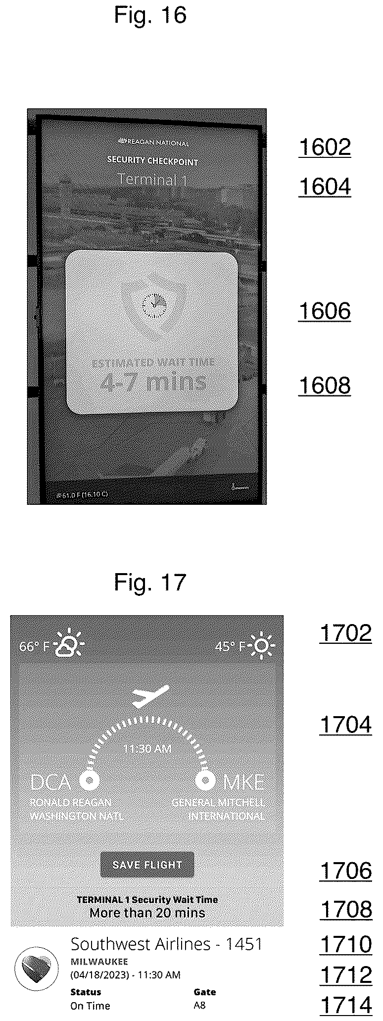 Patent US12492905 Figure 12 – Computer-implemented system and method to track, monitor, store, and report the location and dwell time of airport passengers and vehicles at airport checkpoints and facilities