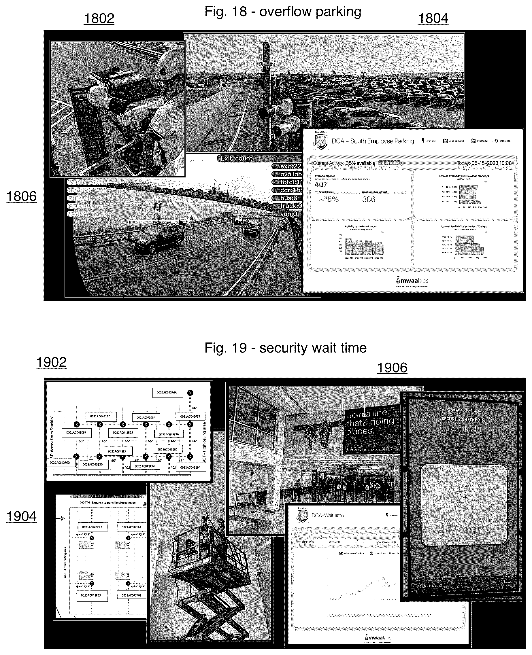 Patent US12492905 Figure 13 – Computer-implemented system and method to track, monitor, store, and report the location and dwell time of airport passengers and vehicles at airport checkpoints and facilities