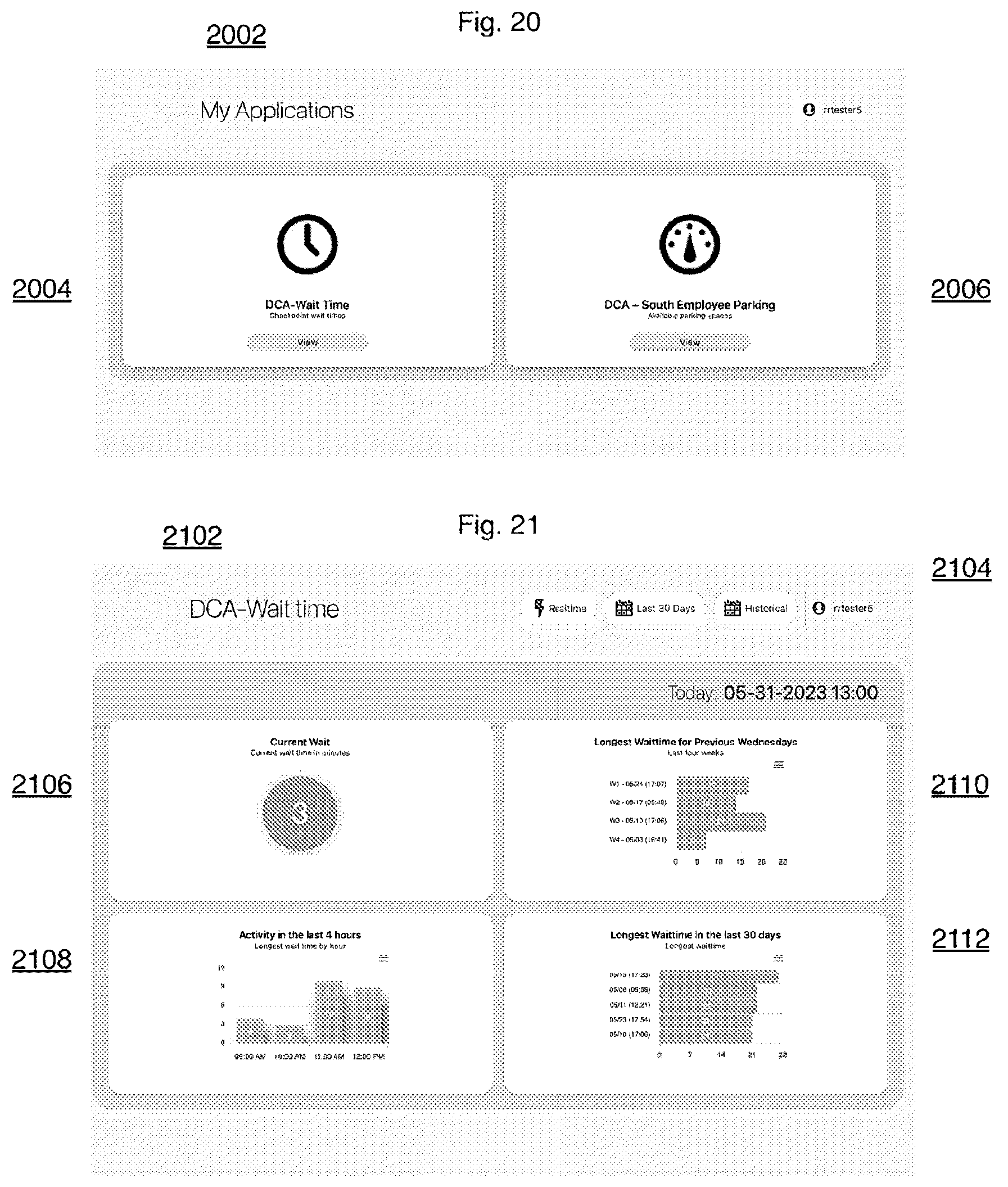Patent US12492905 Figure 14 – Computer-implemented system and method to track, monitor, store, and report the location and dwell time of airport passengers and vehicles at airport checkpoints and facilities
