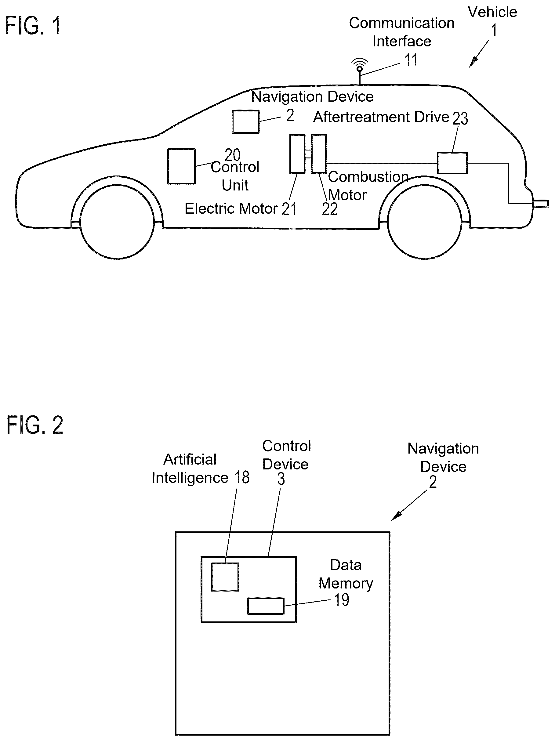 Patent US12492906 Figure 1 – Method for determining a predictive ego speed of a vehicle traveling along a predetermined route, control device for a vehicle or for a navigation device or for a mobile user terminal, navigation unit, and vehicle