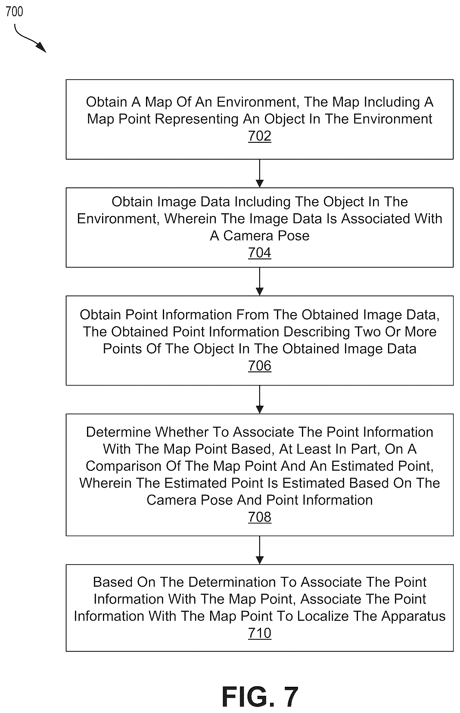 Patent US12492907 Figure 11 – Object aided localization without complete object information