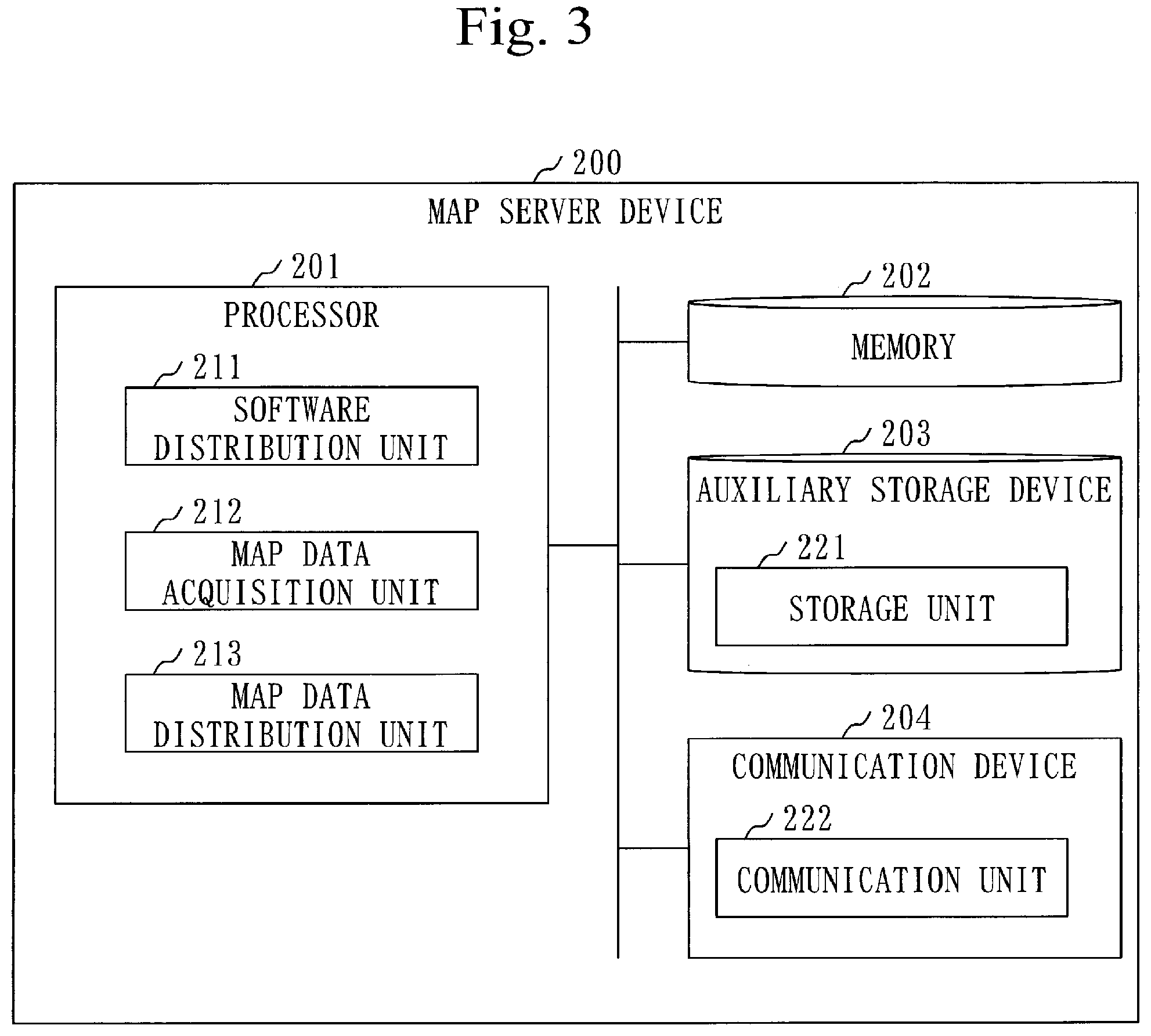 Patent US12492911 Figure 3 – Map collection system, map server device, in-vehicle device and map collection method