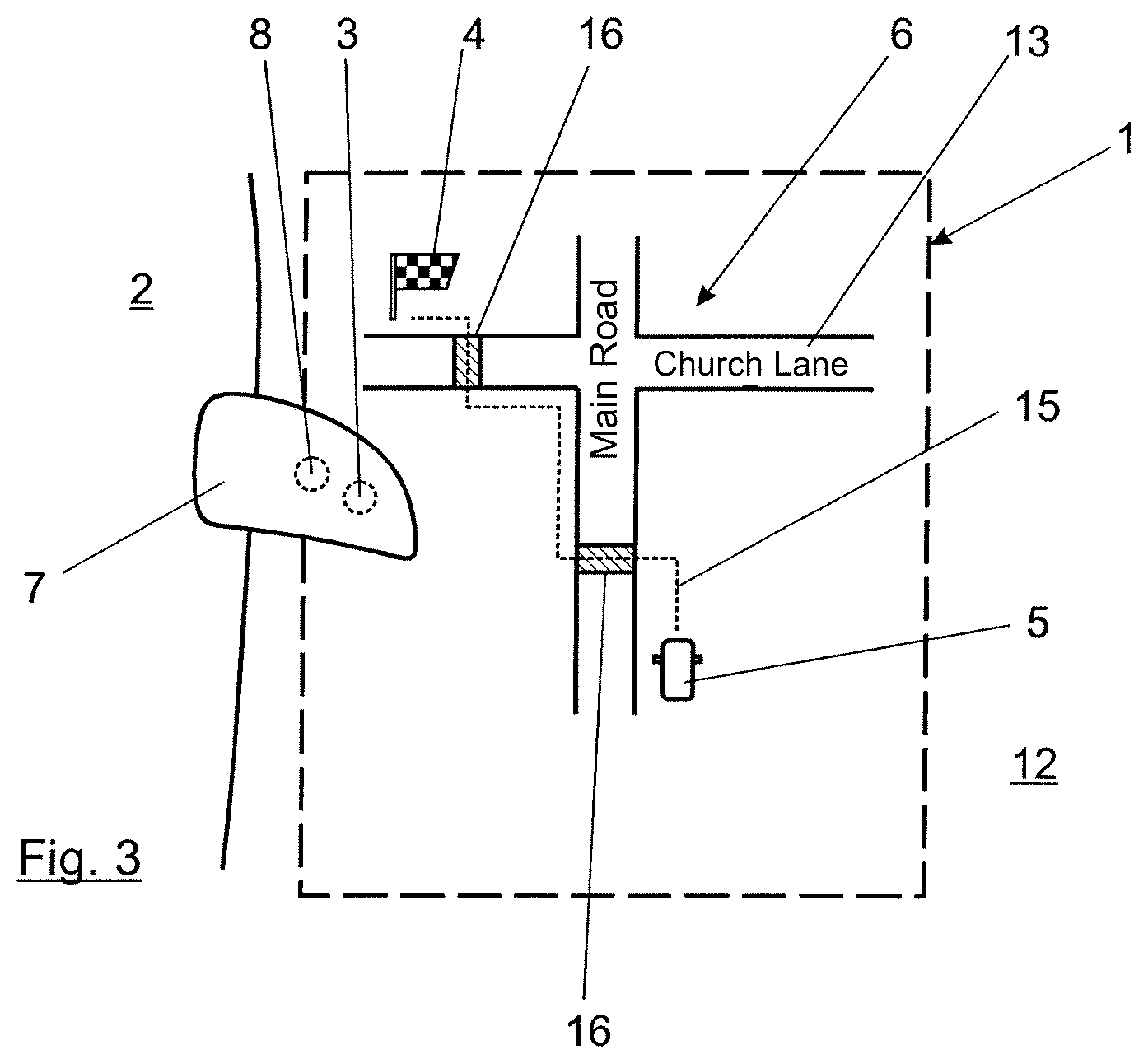 Patent US12492912 Figure 2 – Method for projecting at least one light pattern into a vehicle environment and vehicle having at least one projector