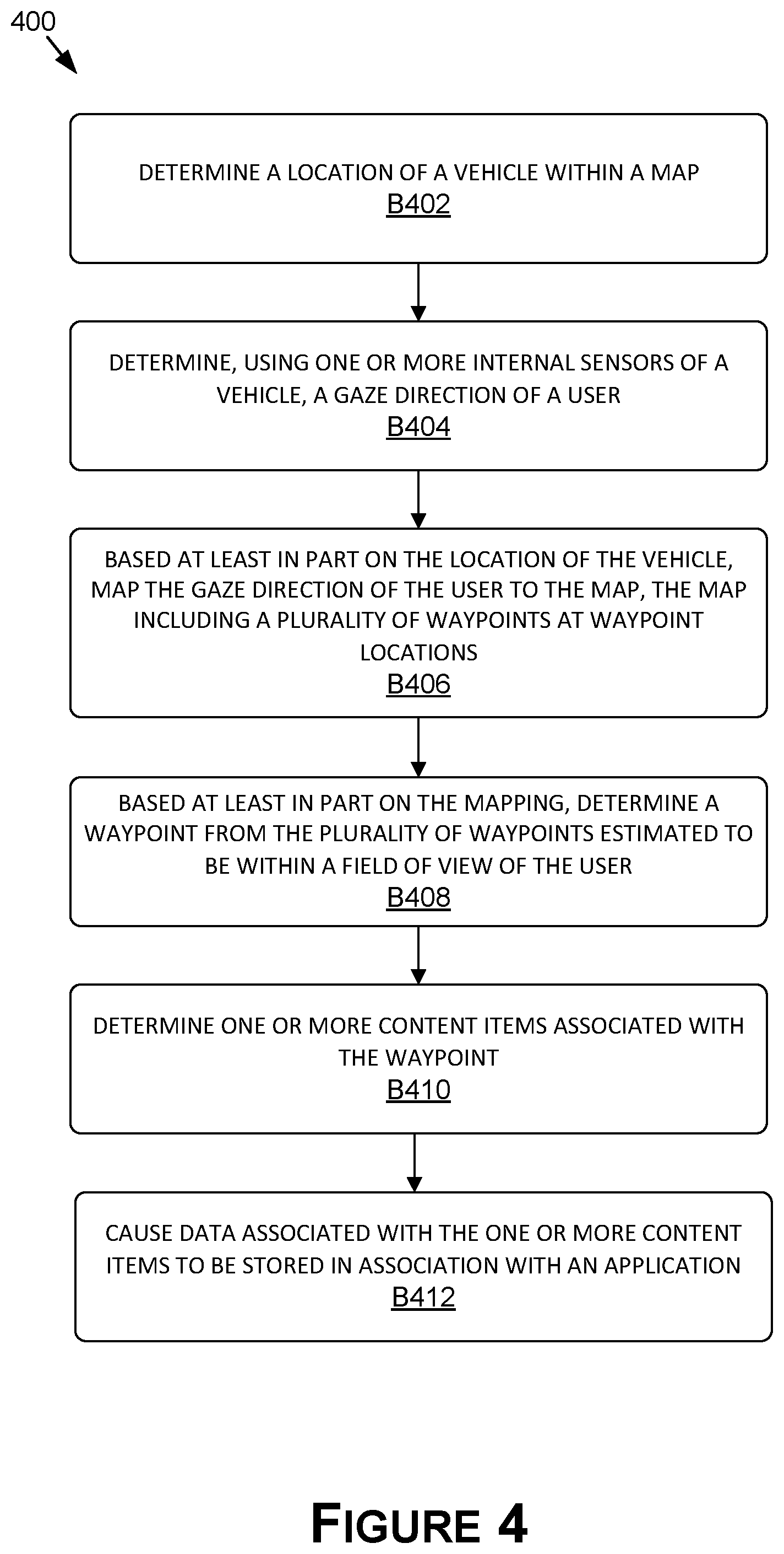 Patent US12492913 Figure 6 – Automatic graphical content recognition for vehicle applications