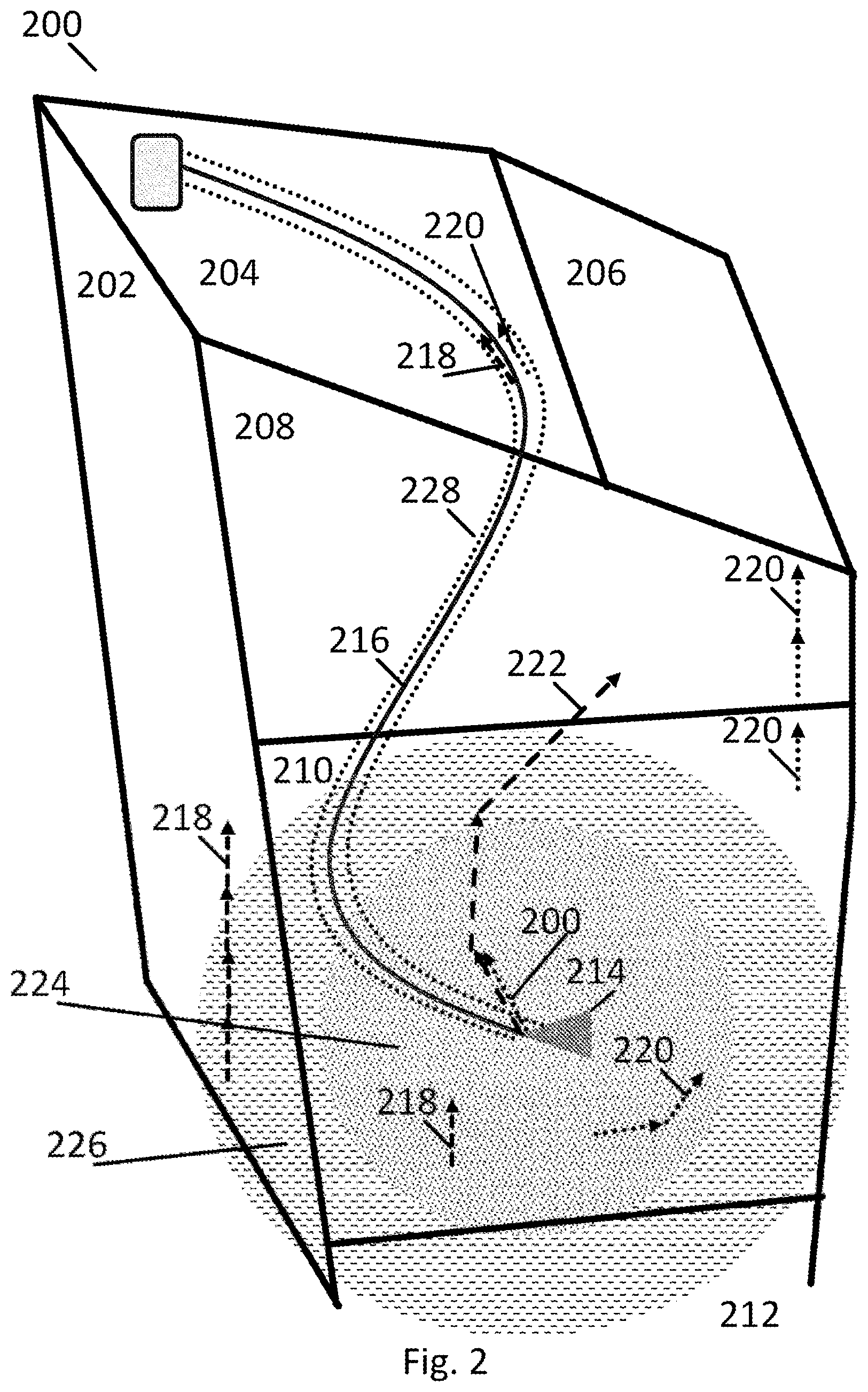 Patent US12492915 Figure 2 – System and method for providing a navigation map to a vehicle