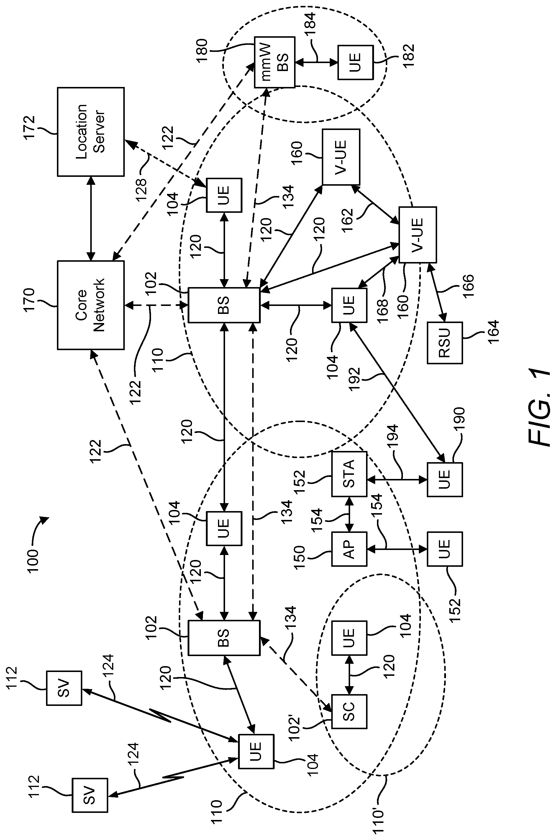 Patent US12492916 Figure 1 – Positioning operation based on filtered map data