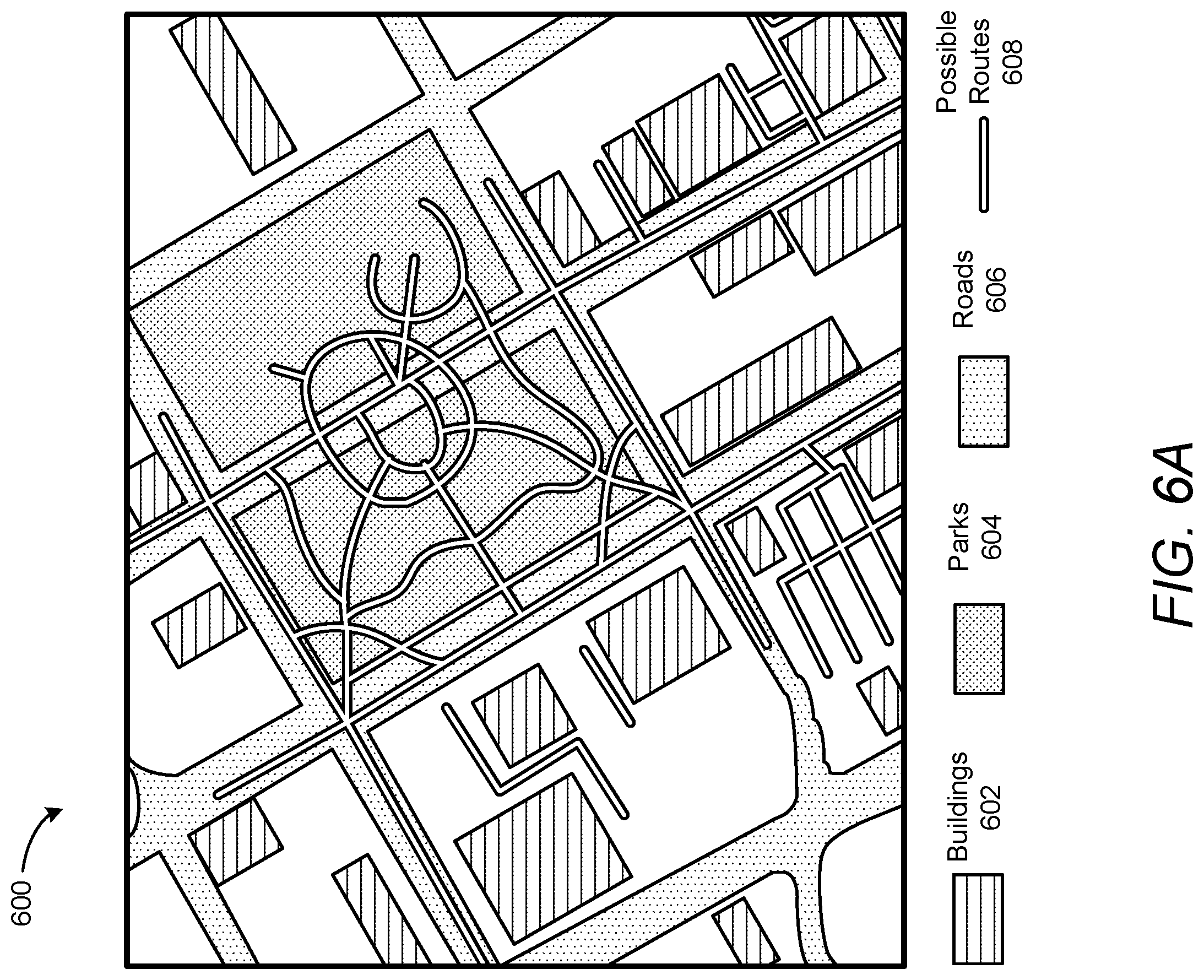 Patent US12492916 Figure 7 – Positioning operation based on filtered map data