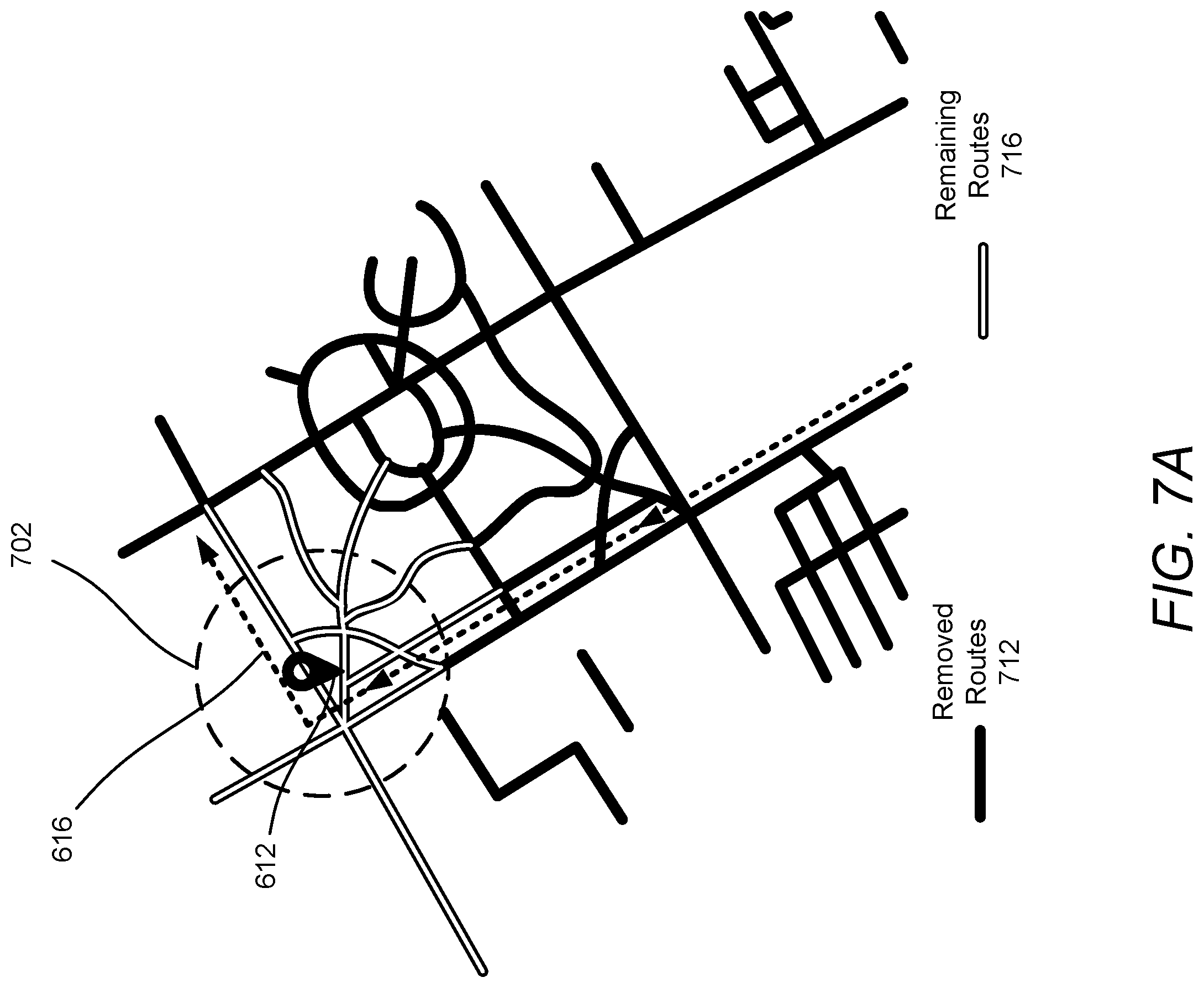 Patent US12492916 Figure 9 – Positioning operation based on filtered map data