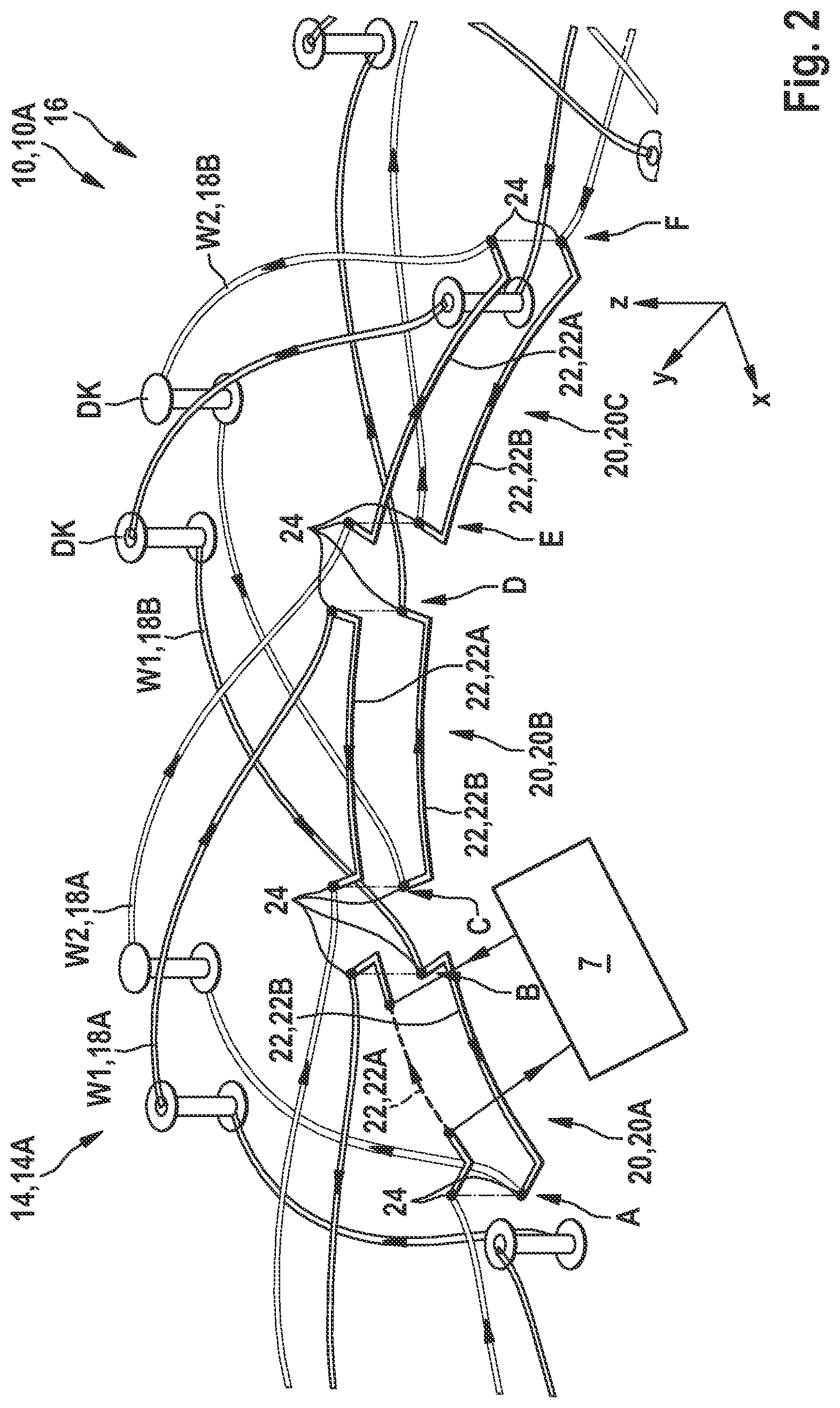 Patent US12492918 Figure 2 – Measured value acquisition device for an inductive sensor arrangement