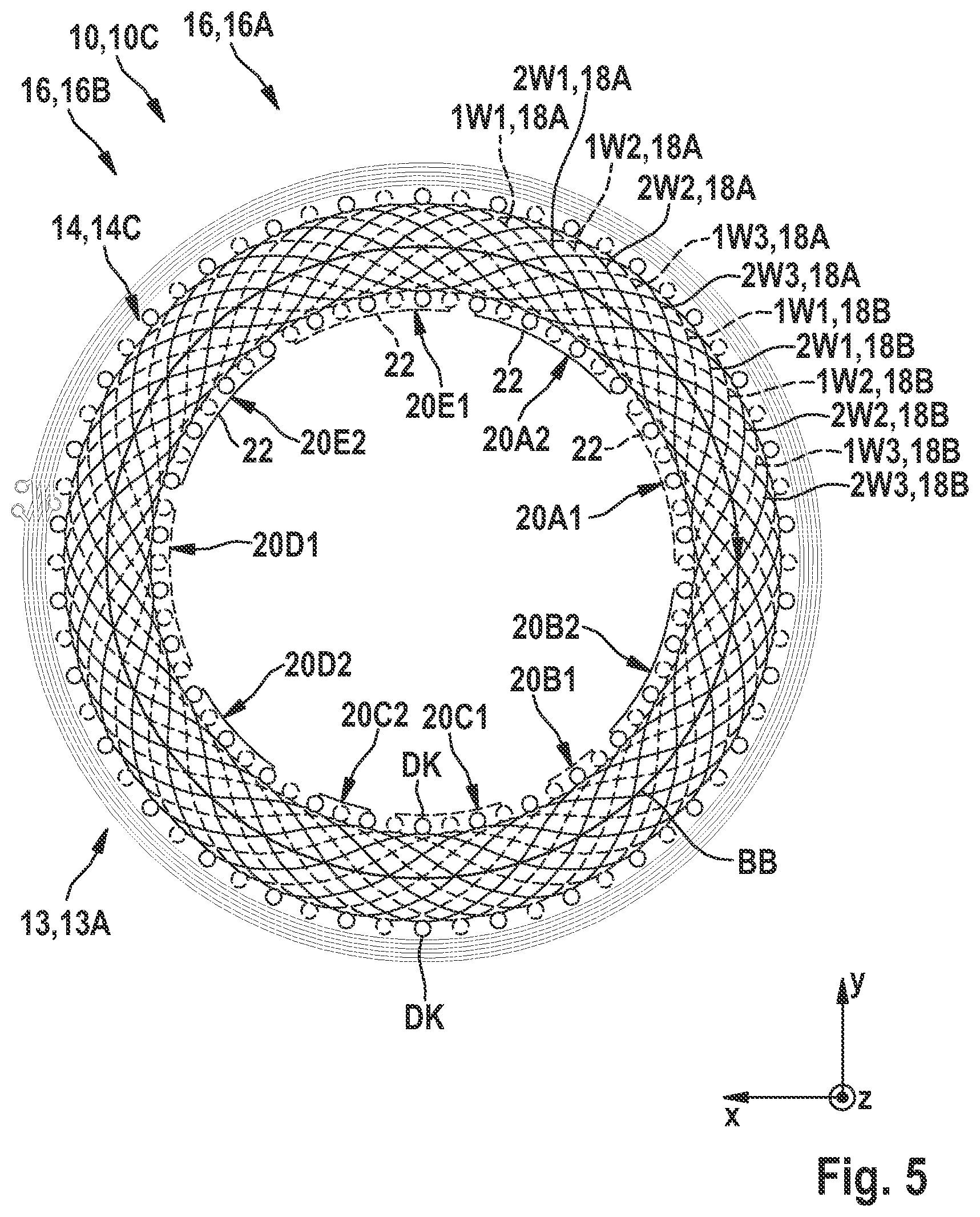 Patent US12492918 Figure 5 – Measured value acquisition device for an inductive sensor arrangement
