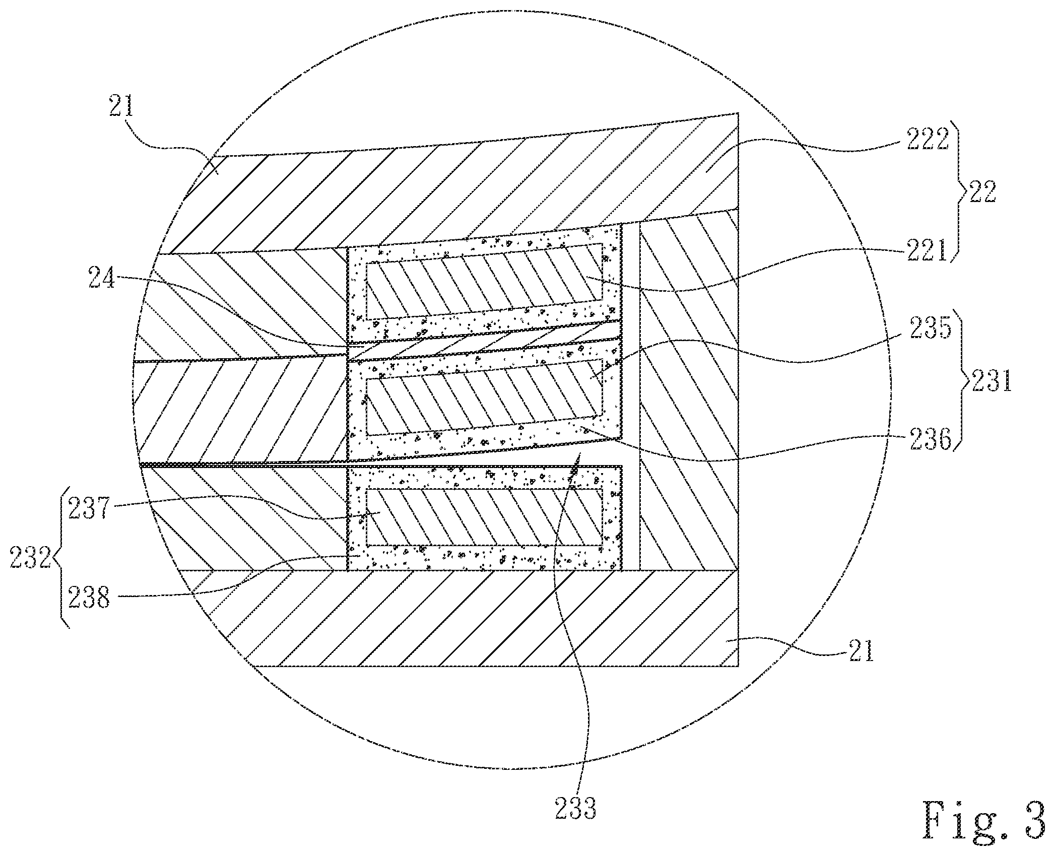 Patent US12492921 Figure 3 – Touch sensor