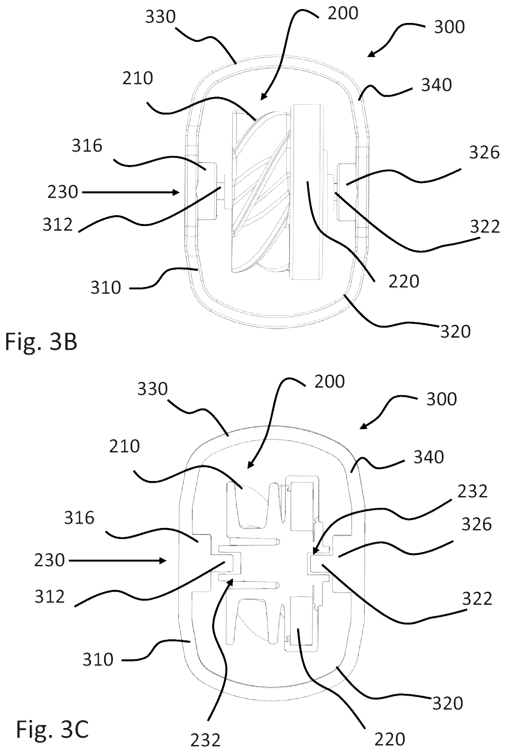 Patent US12492923 Figure 3 – Bearing component for flow sensor, flow measuring unit, and domestic appliance