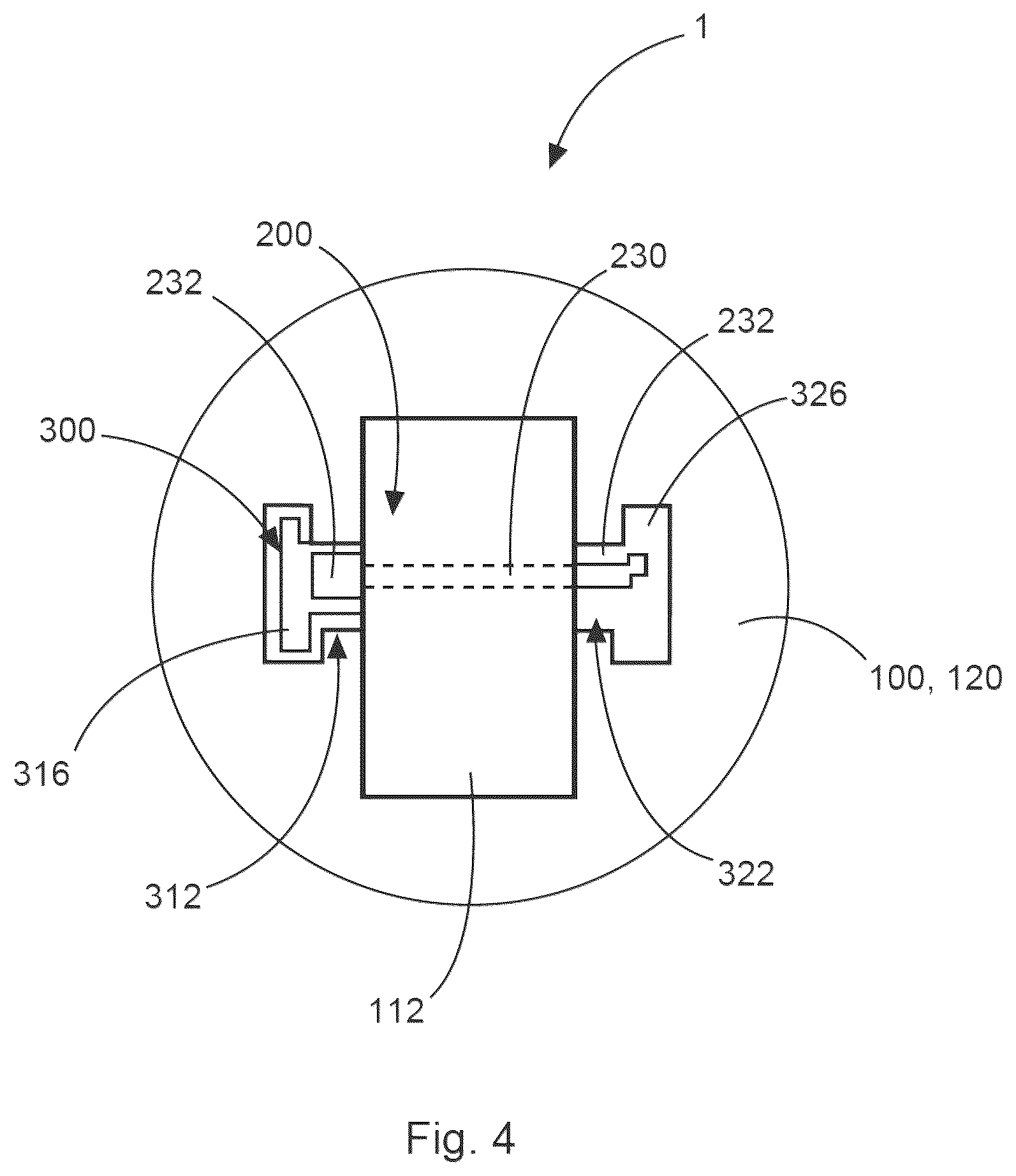Patent US12492923 Figure 4 – Bearing component for flow sensor, flow measuring unit, and domestic appliance