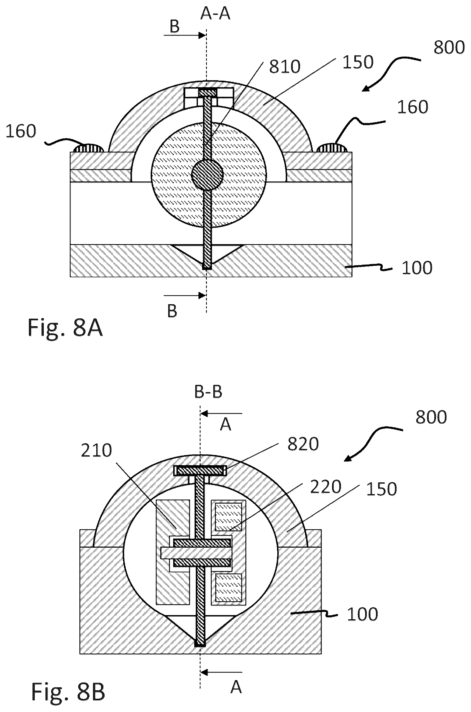 Patent US12492923 Figure 8 – Bearing component for flow sensor, flow measuring unit, and domestic appliance
