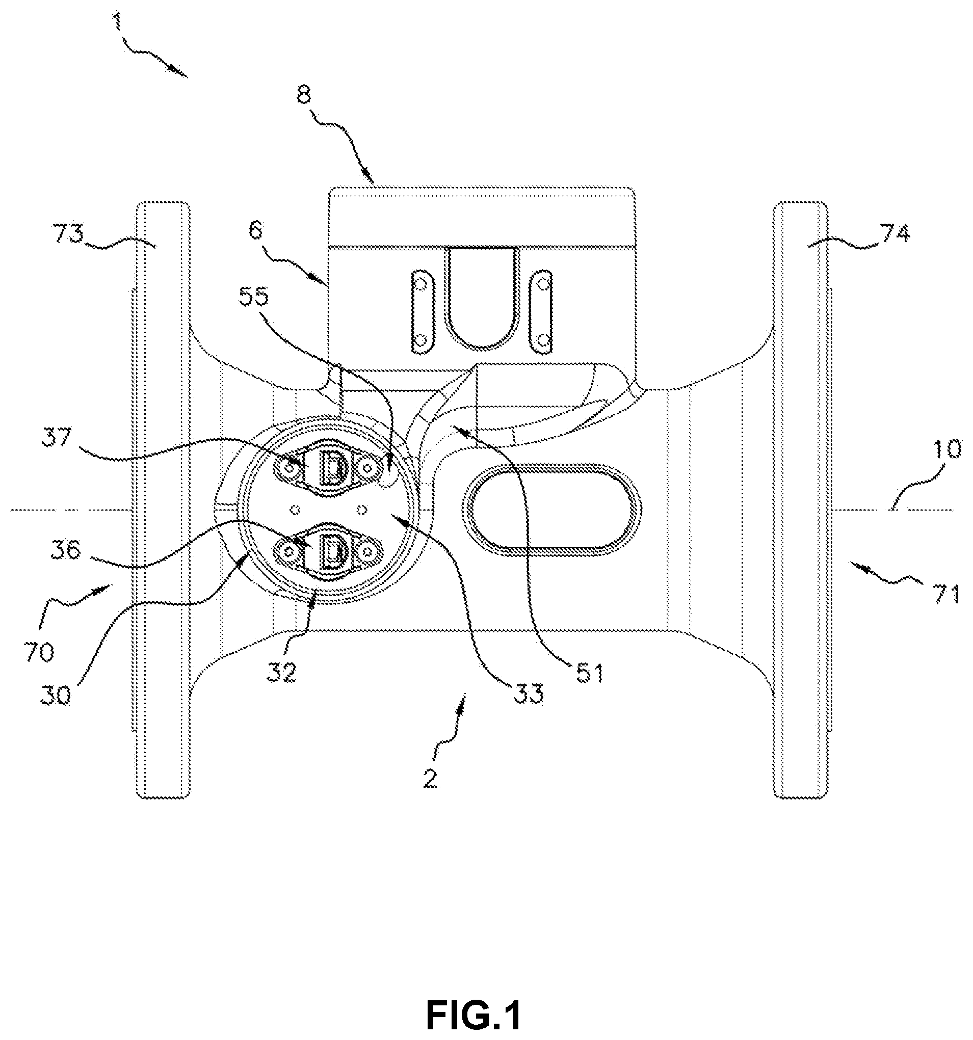 Patent US12492928 Figure 1 – Flow meter and assembly method therefor