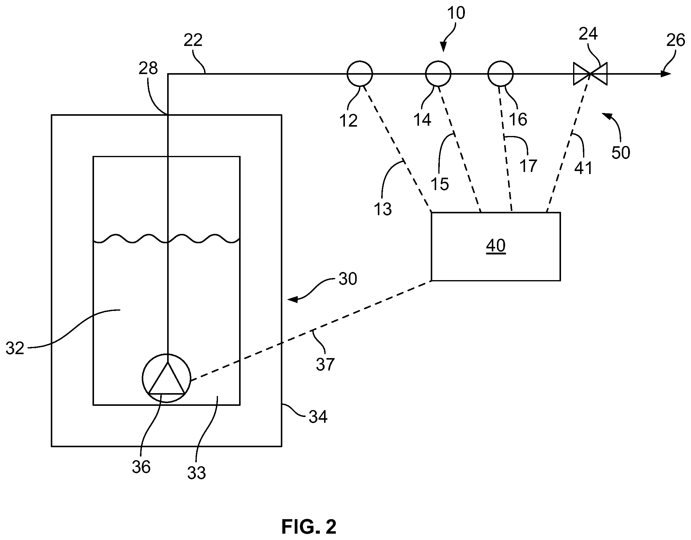 Patent US12492929 Figure 2 – Flow meter assembly