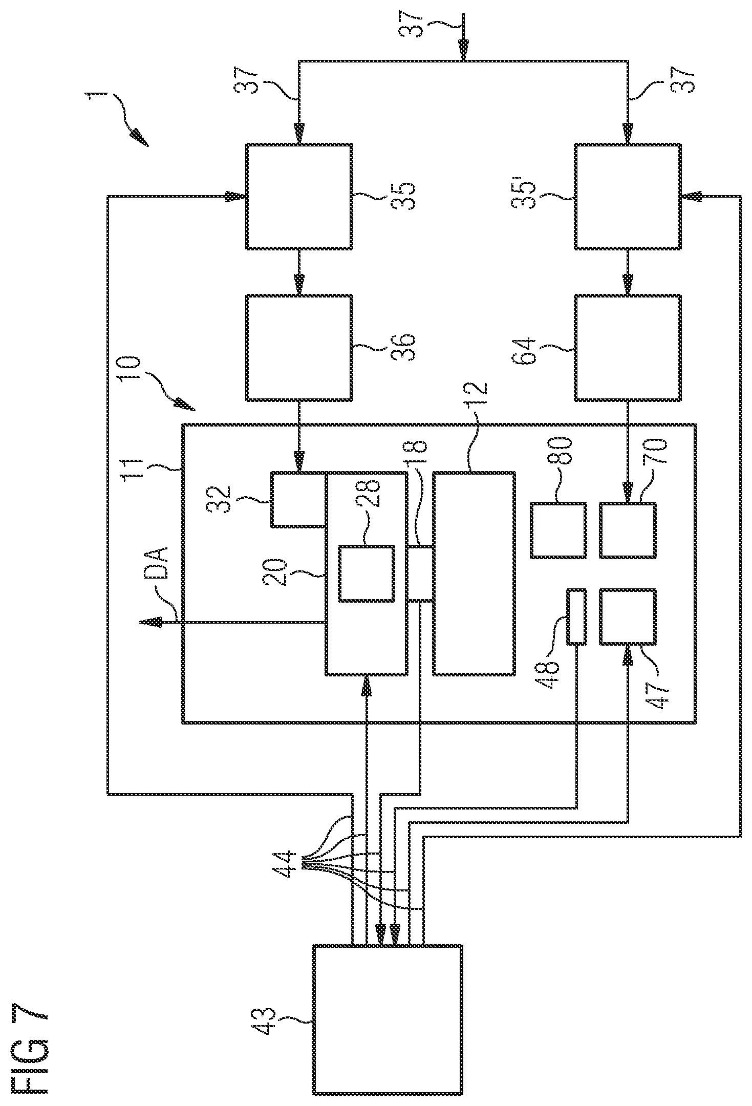 Patent US12492930 Figure 7 – Metering system and method for controlling a metering system