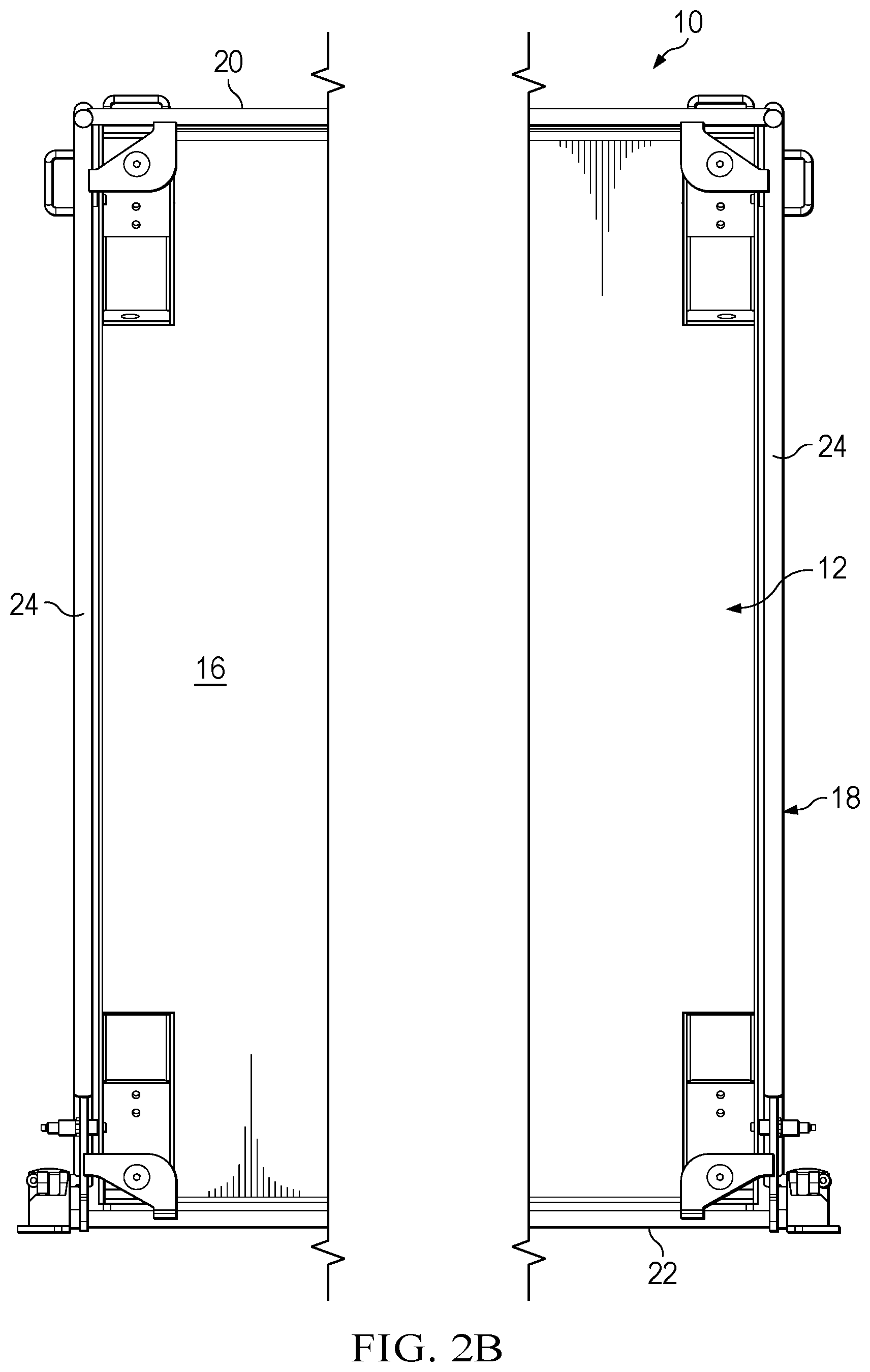 Patent US12492933 Figure 4 – Floor scale with cleanable footprint