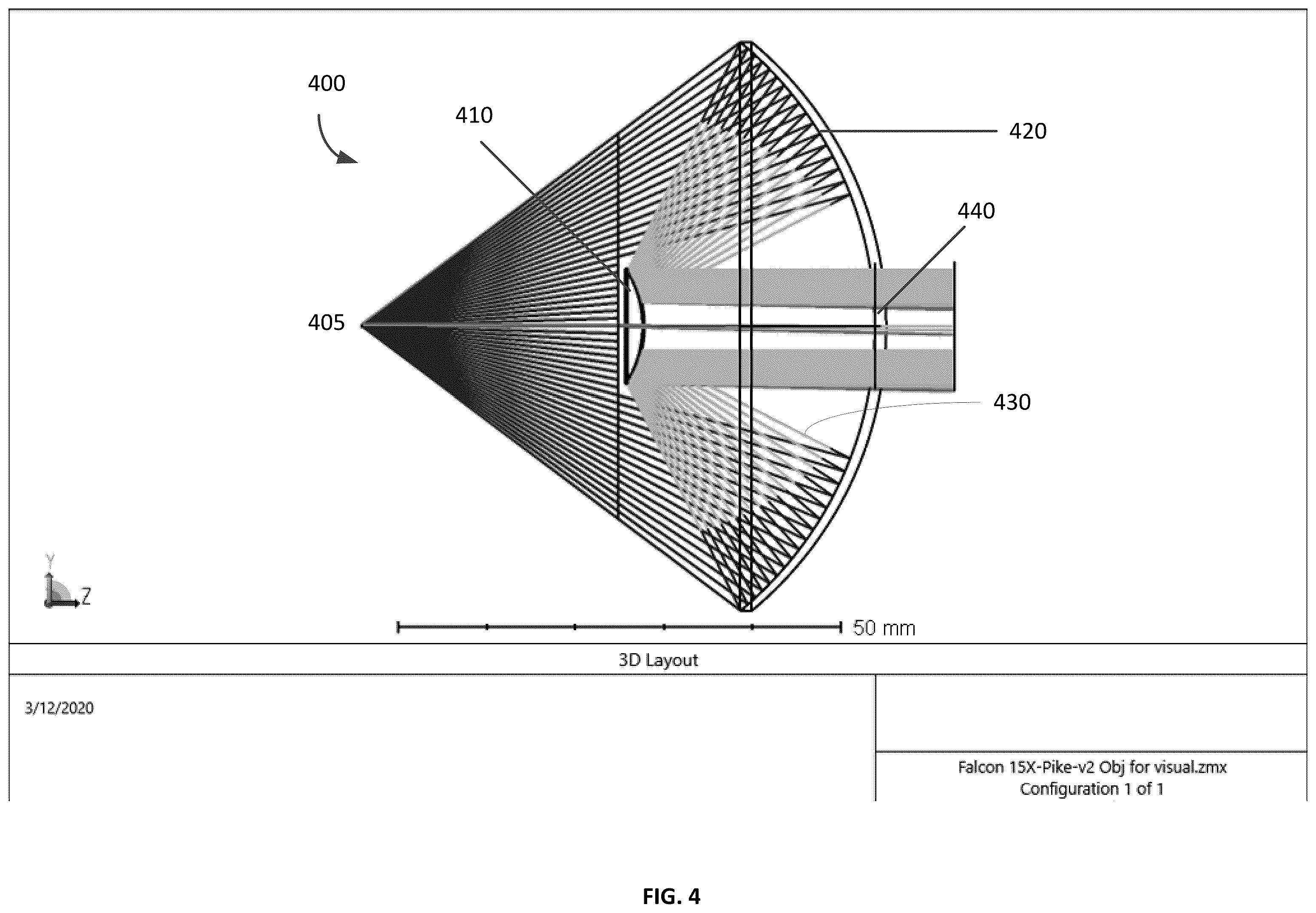 Patent US12492938 Figure 4 – Hybrid reflective microscope objective
