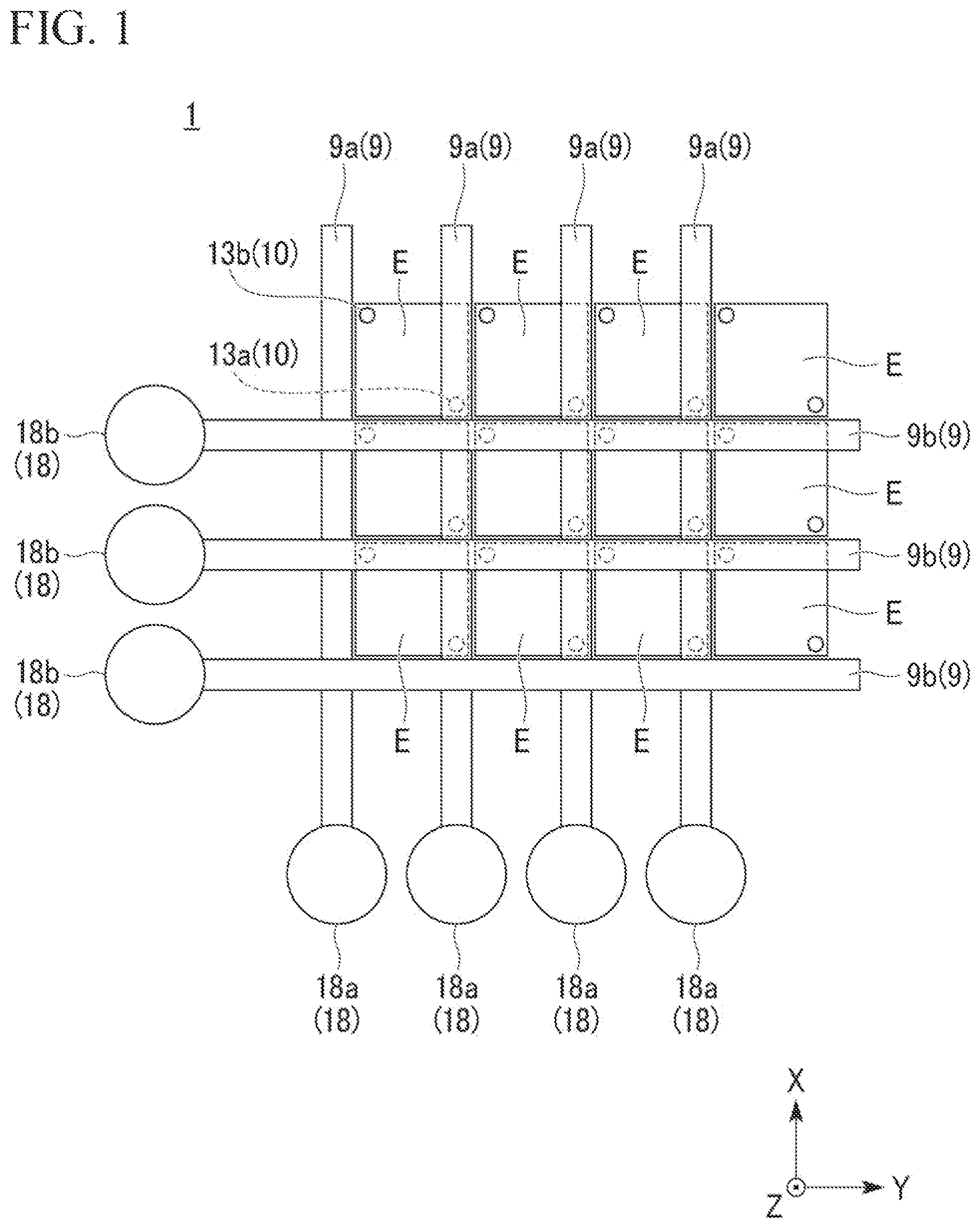 Patent US12492942 Figure 1 – Structure body and electromagnetic wave sensor